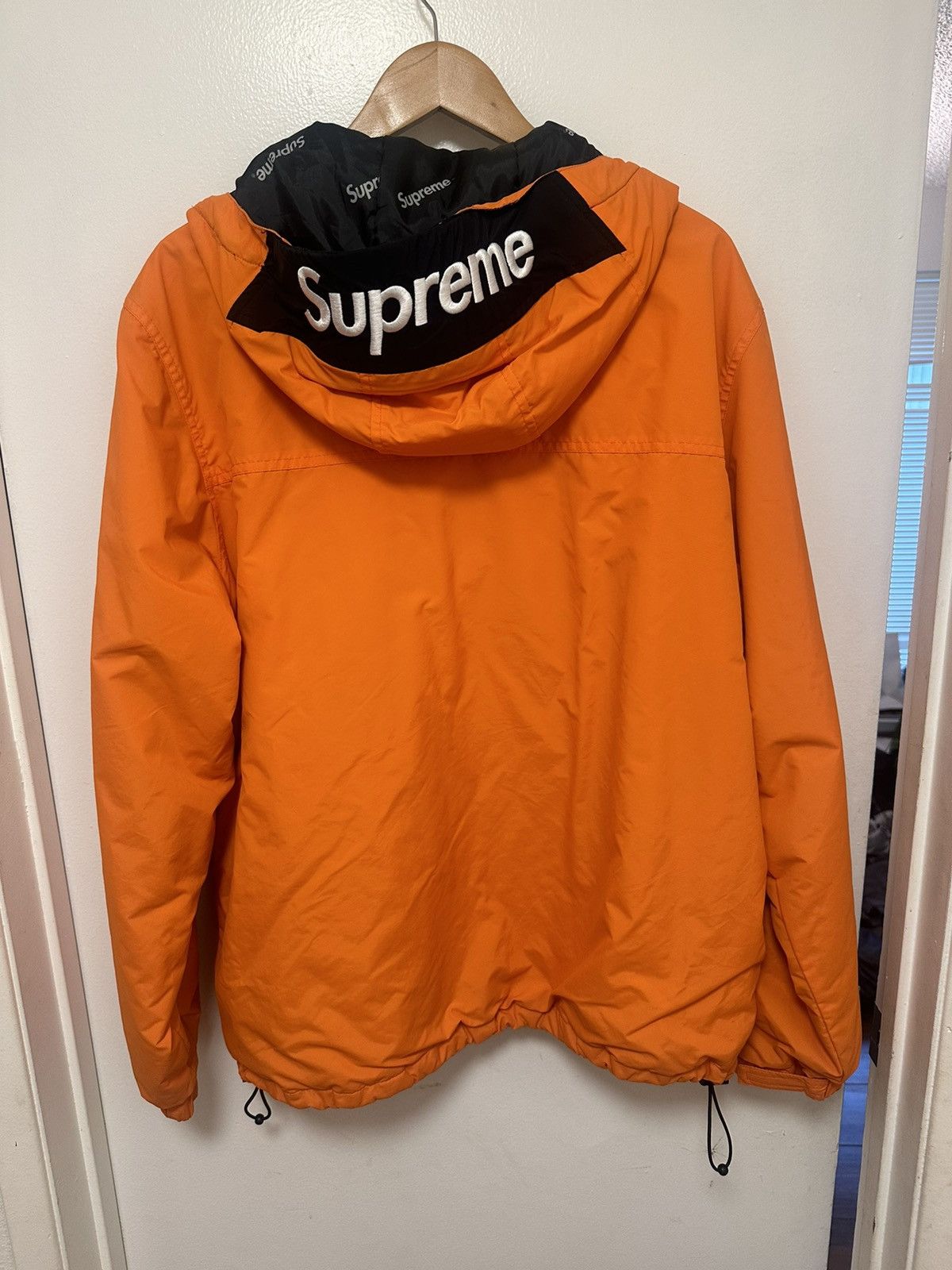 Supreme Supreme hooded logo half zip pullover Size US L / EU 52-54 / 3 - 5 Thumbnail