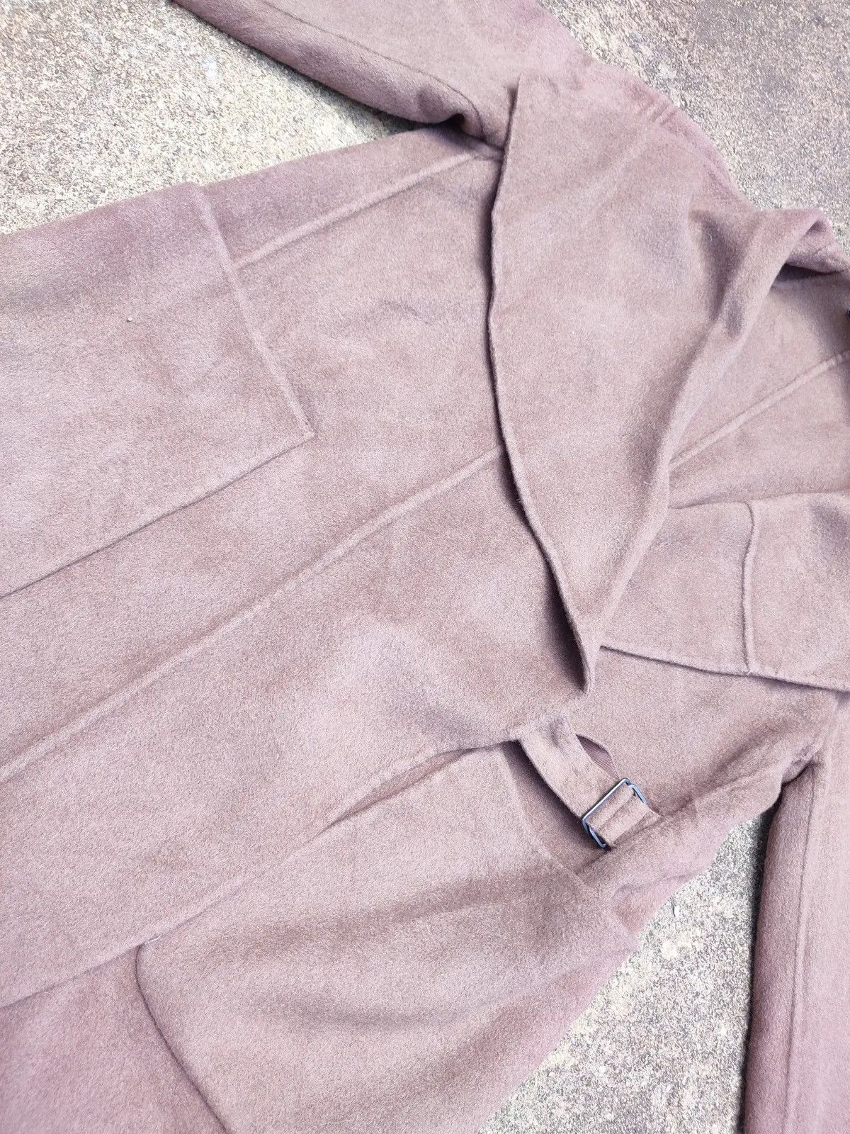Jil Sander × Uniqlo UNIQLO +J Wool Blend Drape Coat – Brown (FW20) Size US M / EU 48-50 / 2 - 7 Thumbnail