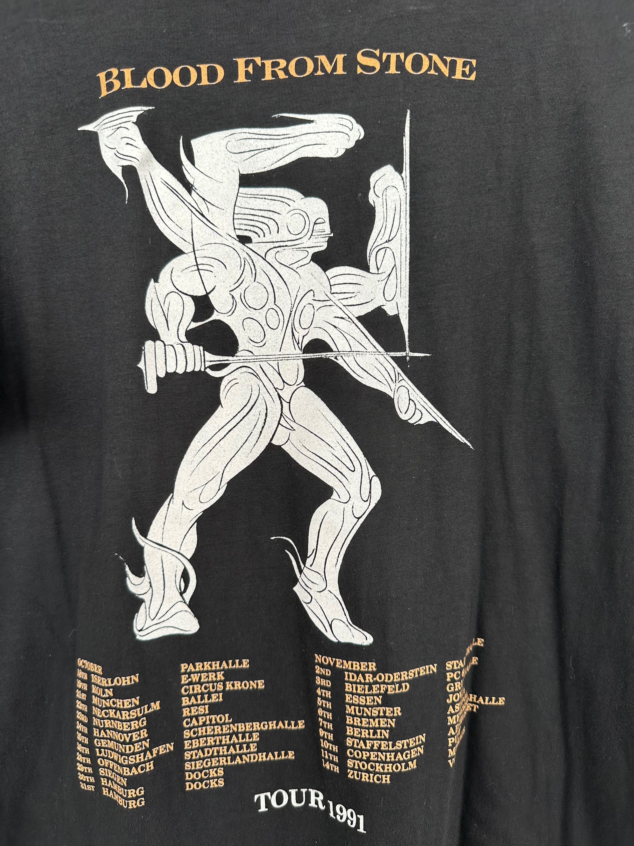 Band Tees 1991 Dare Blood From Stone tour t shirt SIGNED single stitch Size US L / EU 52-54 / 3 - 9 Thumbnail