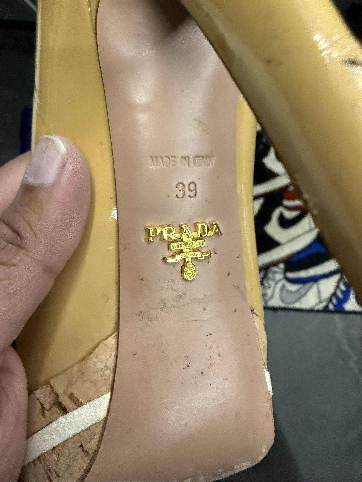 Prada Prada Tan Open Toe Heels Size 39 Size US 9 / IT 39 - 3 Thumbnail