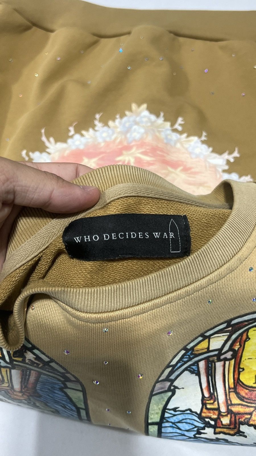 Who Decides War Who Decides War Chalice Rhinestone Sweatshirt Size US M / EU 48-50 / 2 - 9 Thumbnail