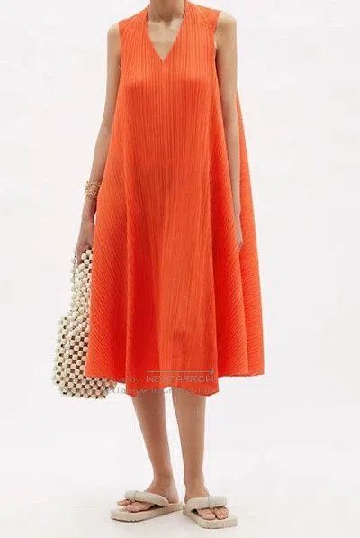 Issey Miyake Issey Miyake Long Dress Size L / US 10 / IT 46 - 1 Thumbnail