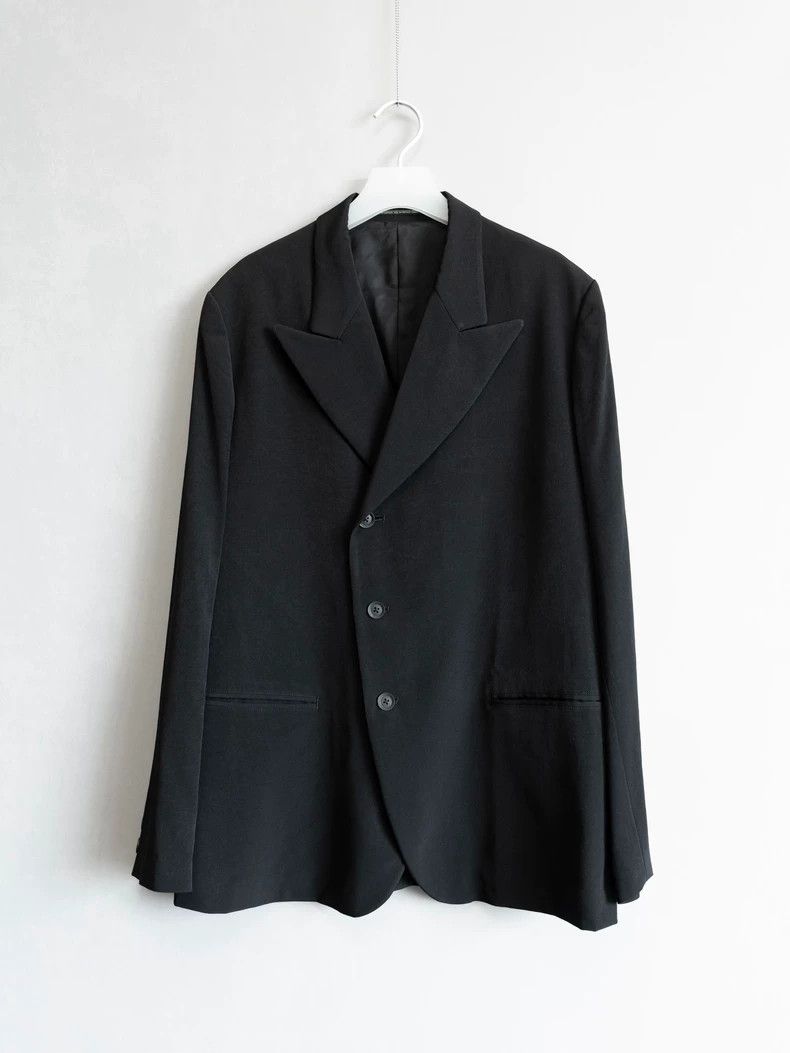 Yohji Yamamoto Yohji Yamamoto size os 24SS Double-breasted Triacetate Jack Size US M / EU 48-50 / 2 - 5 Thumbnail