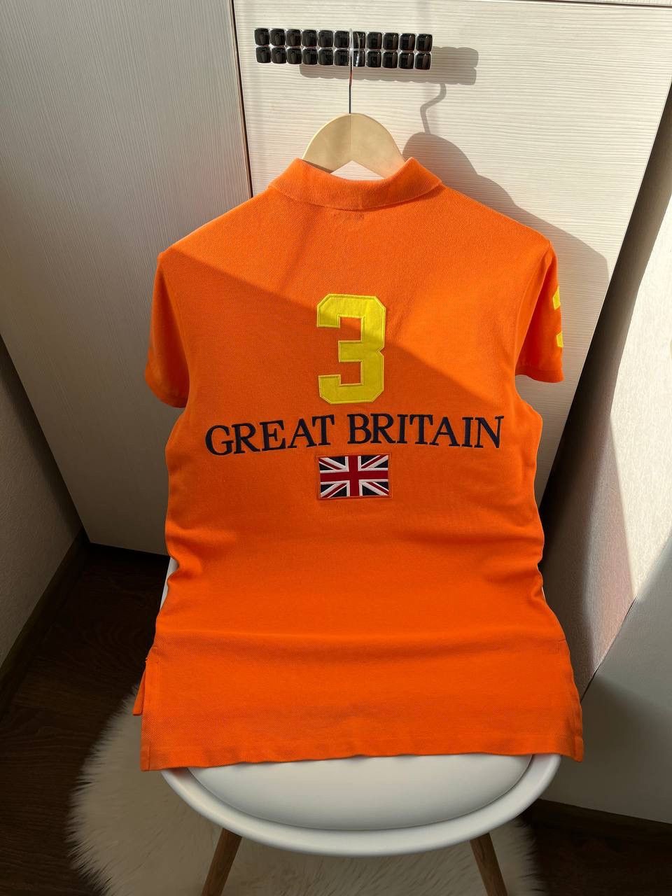 Polo Ralph Lauren × Vintage Vintage Polo Ralph Lauren Great Britain Big Logo Shirt Size US S / EU 44-46 / 1 - 9 Thumbnail
