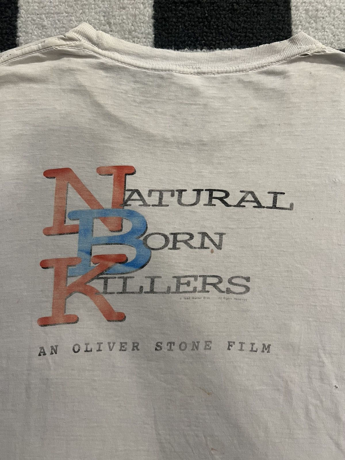 Vintage Vintage 1994 Natural Born Killers Warner Bros Tee Size US L / EU 52-54 / 3 - 7 Thumbnail