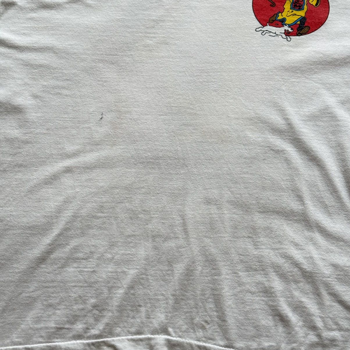 Vintage 90s TinTin The Blue Lotus Cartoon Movie T-shirt Tee Y2K Size US XL / EU 56 / 4 - 7 Thumbnail
