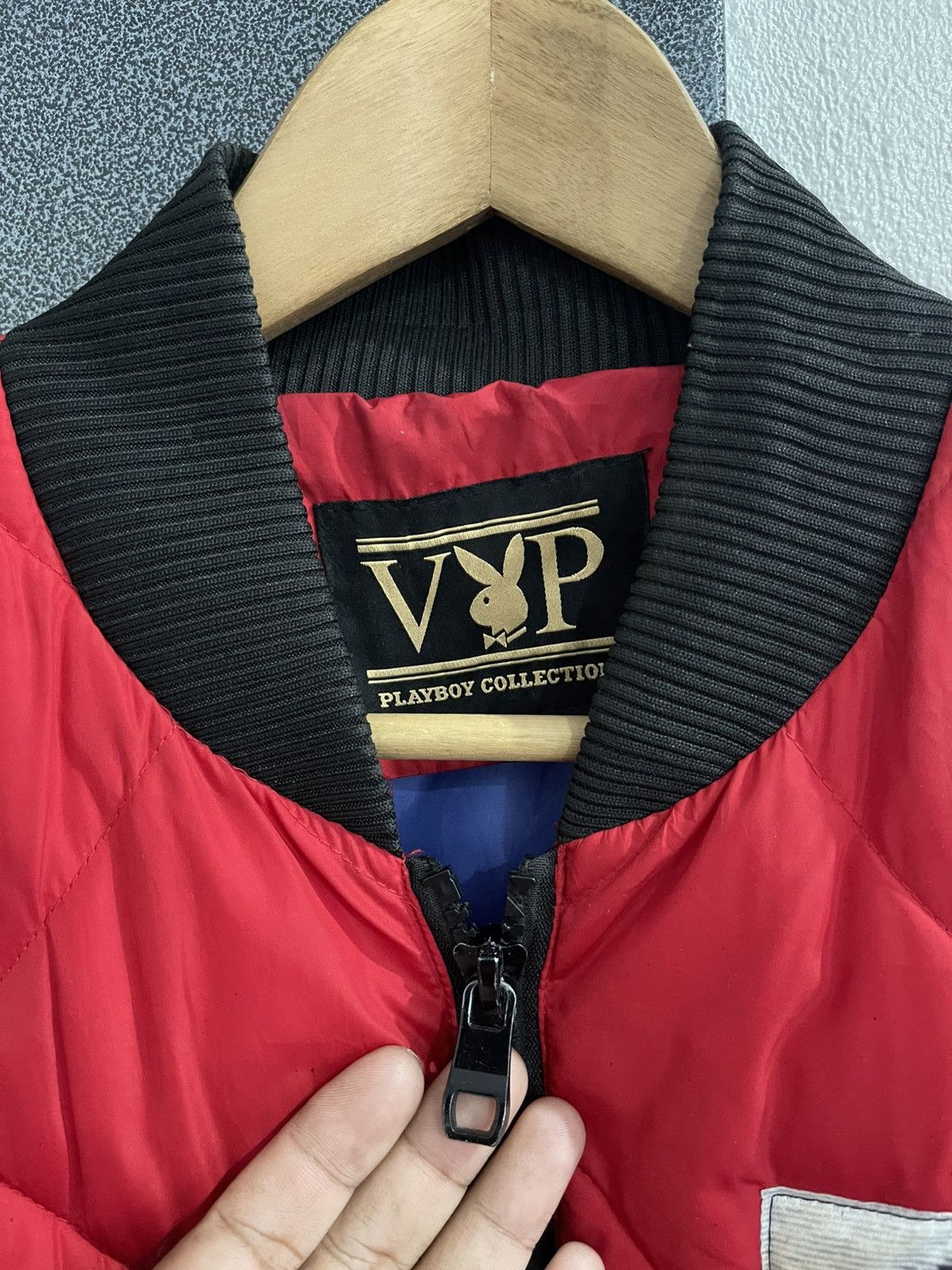Playboy Playboy Quilted Design With Patches Bomber Jacket Size US XL / EU 56 / 4 - 13 Thumbnail