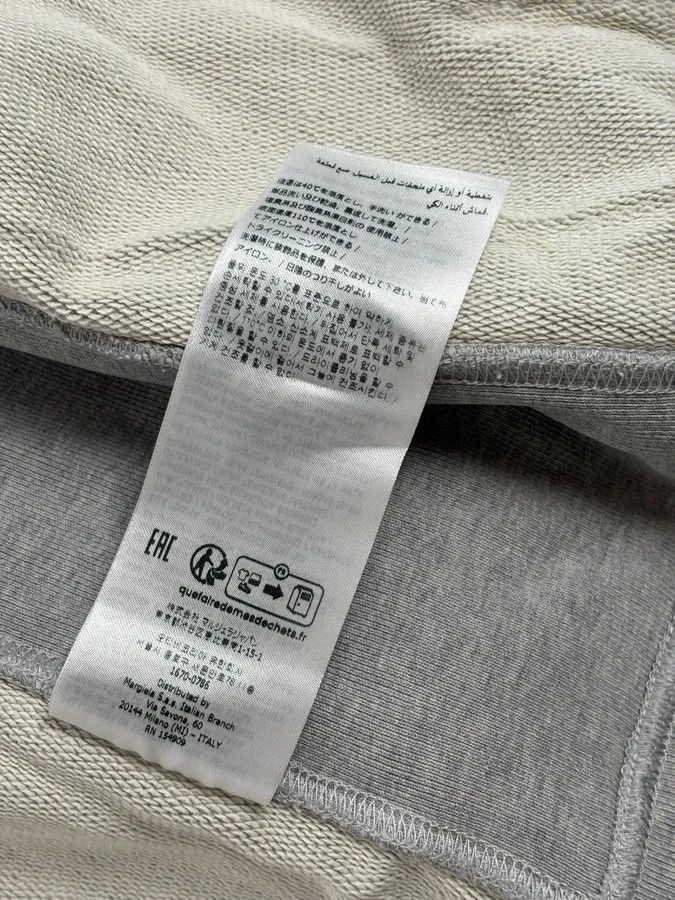 Maison Margiela SS2023 Maison Margiela Grey Signature Zip-up Hoodie Size US L / EU 52-54 / 3 - 16 Thumbnail