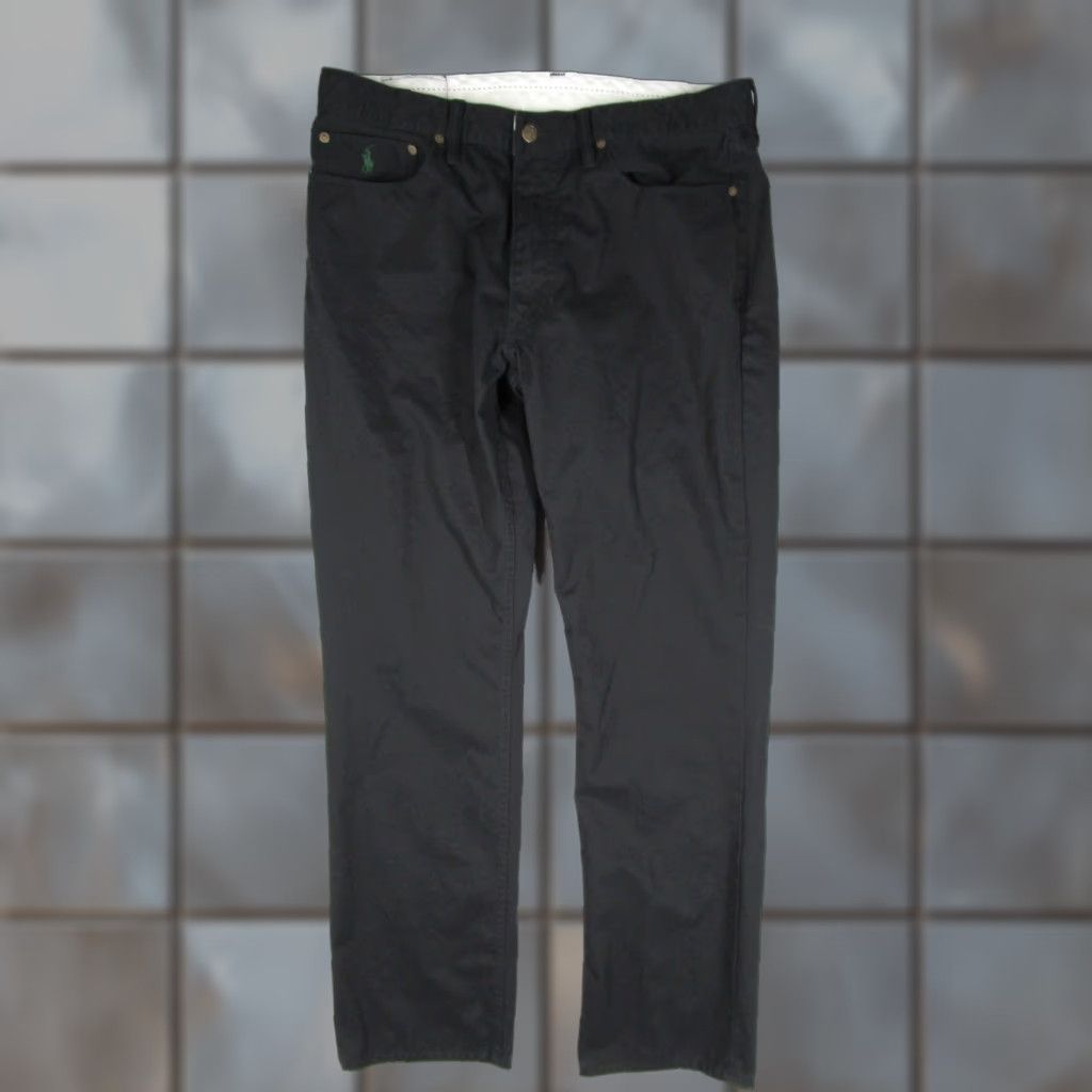 Polo Ralph Lauren Polo Ralph Lauren Pants Mens 36 Black Chino Authentic Dungarees Pony 34x34 Size US M / EU 48-50 / 2 - 1 Thumbnail