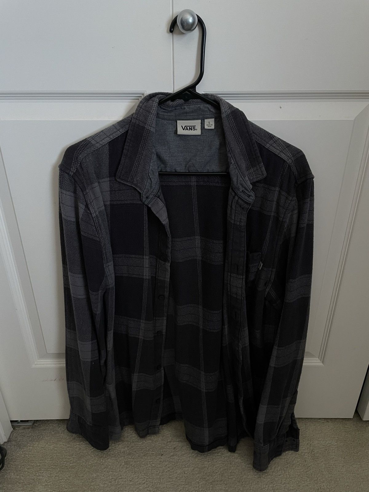 VANS FLANNEL GRAY MENS