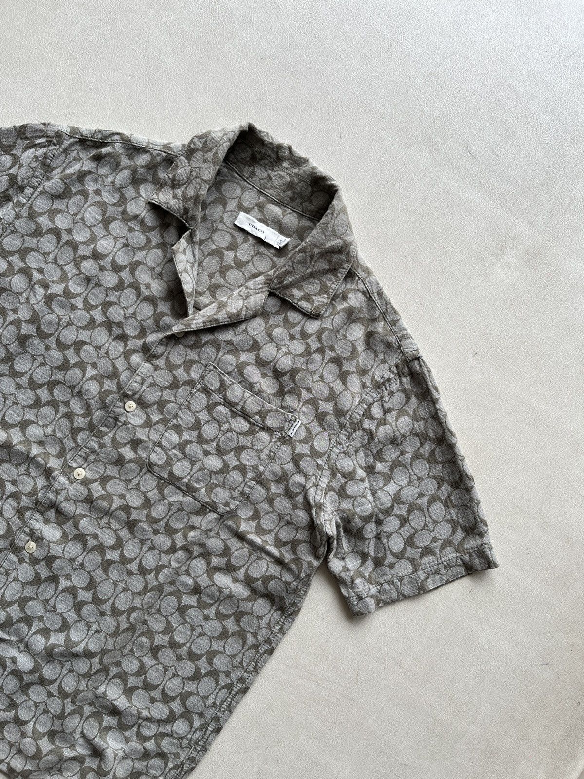 Coach Coach linen button shirt Size US M / EU 48-50 / 2 - 2 Thumbnail