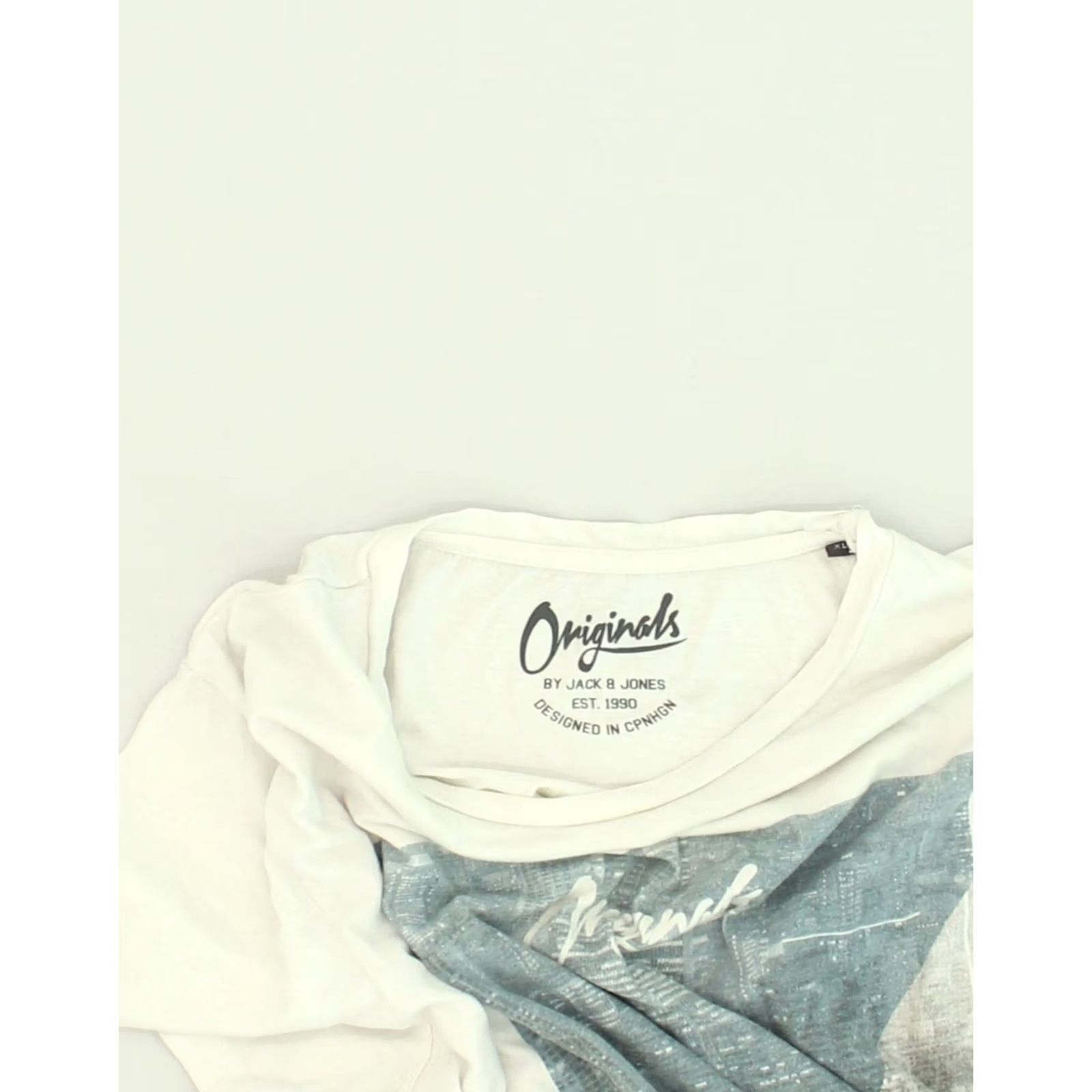 Jack & Jones JACK & JONES Womens T-Shirt Top XL White Cotton Graphic Size XL / US 12-14 / IT 48-50 - 5 Thumbnail
