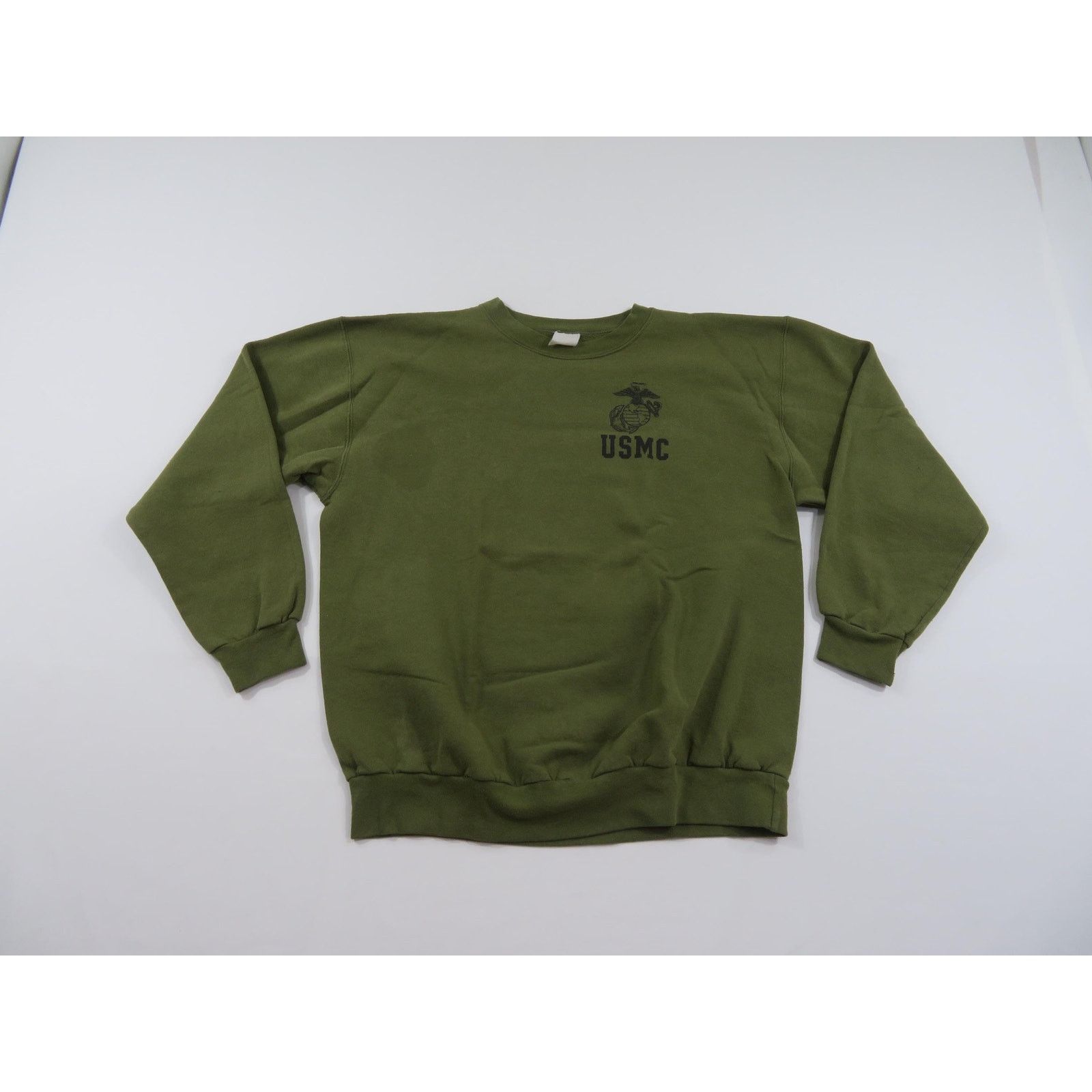 Other USMC Marines Sweatshirt, Military Green, Sz M-L? 1990s Size US M / EU 48-50 / 2 - 1 Thumbnail