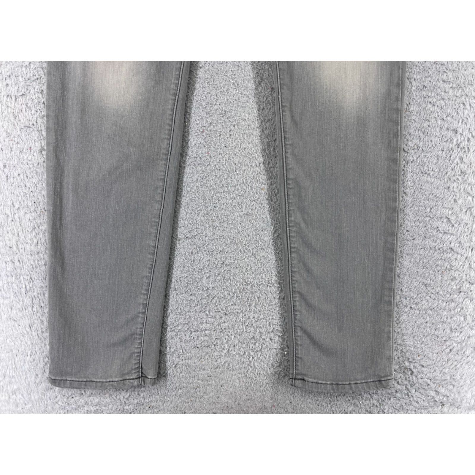Calvin Klein Calvin Klein Jeans Women 10 Gray Denim Mid Ultimate Skinny Cotton 29x31 Pants Size 32" / US 10 / IT 46 - 2 Thumbnail