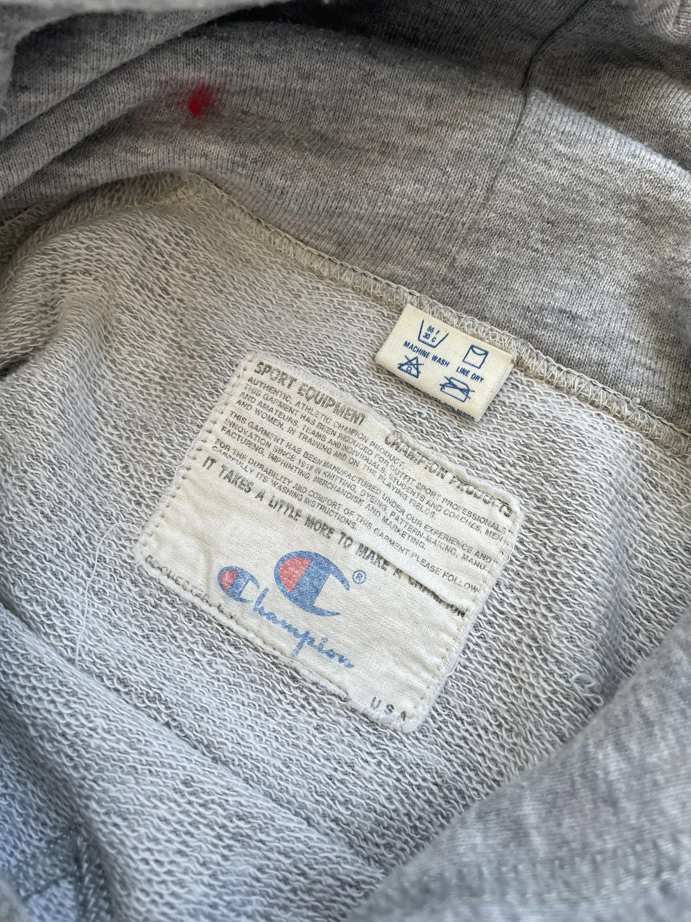 Champion Vintage Champion Gray Hoodie Made in USA Size US XS / EU 42 / 0 - 4 Thumbnail