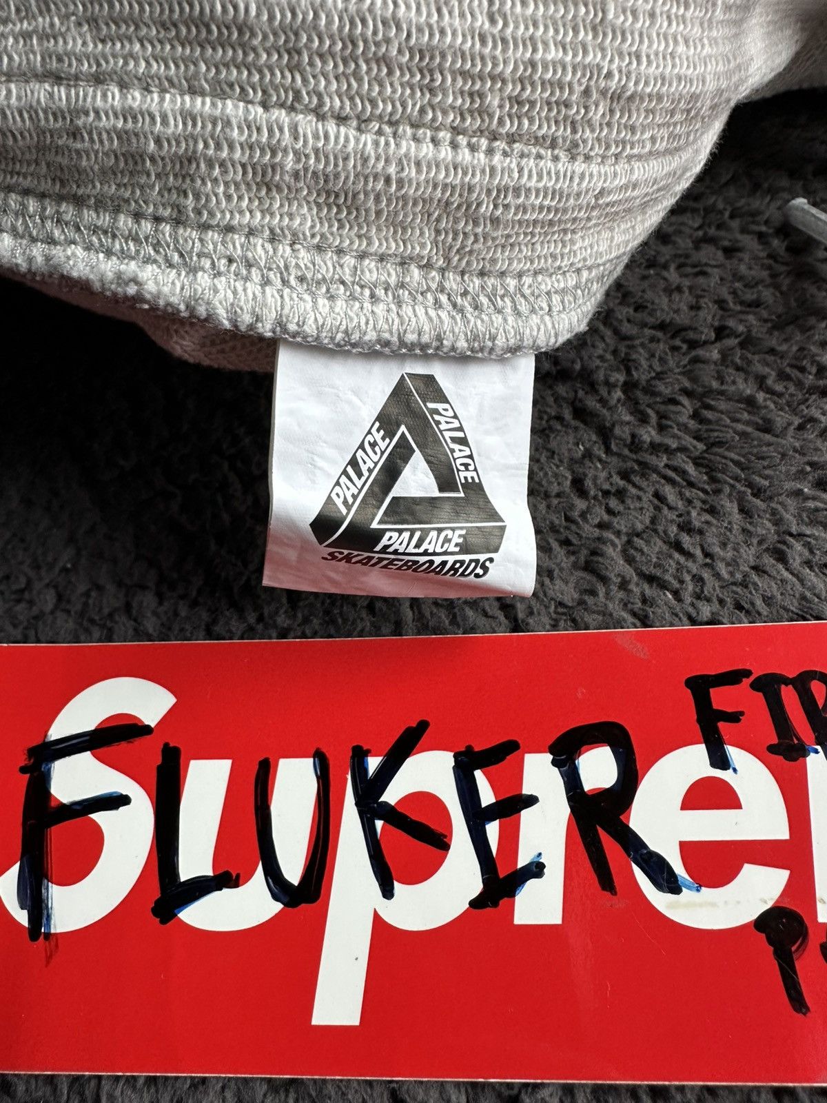 Palace PALACE SOFAR SWEAT SHORT GREY MARL size L Size US 30 / EU 46 - 4 Thumbnail