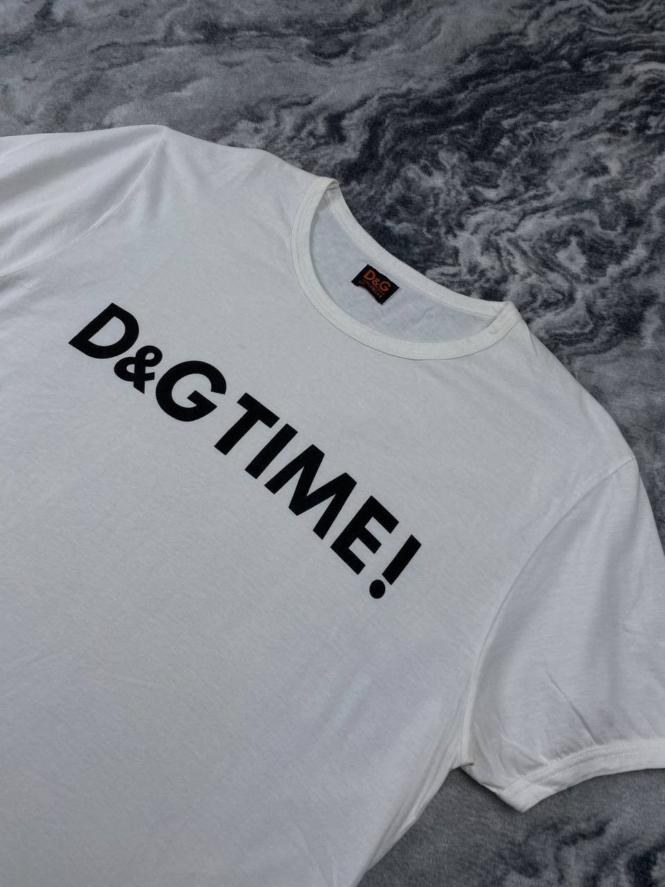Dolce & Gabbana Vintage Dolce Gabbana Big Logo T Shirt DG Men Size M White Size US M / EU 48-50 / 2 - 2 Thumbnail