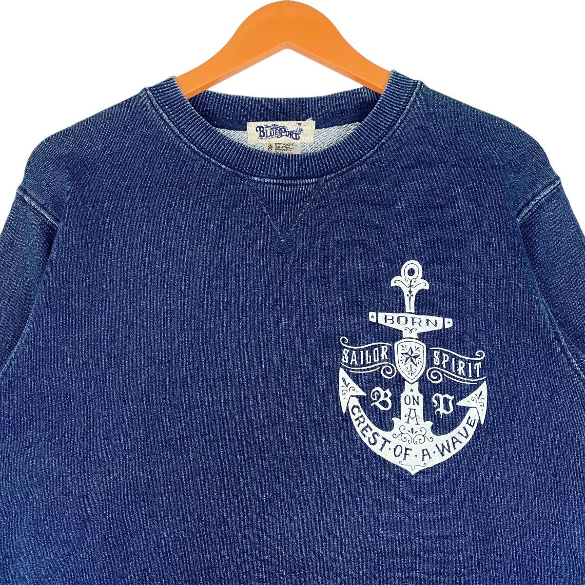 Designer × Vintage The Blue Port Sailor Spirit Sweatshirt Indigo Blue Pullover Size US M / EU 48-50 / 2 - 2 Thumbnail