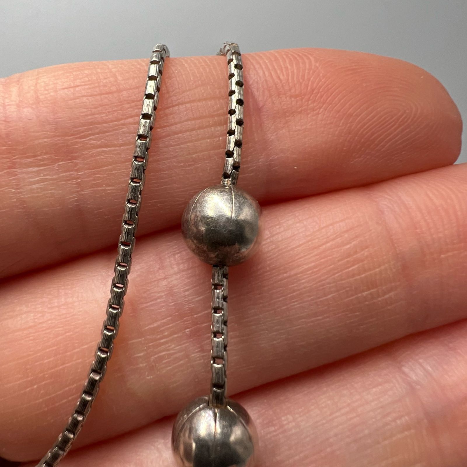 Sterling Silver Vintage Sterling Silver 925 Bracelet Retro Minima 3.7gr Size ONE SIZE - 4 Thumbnail