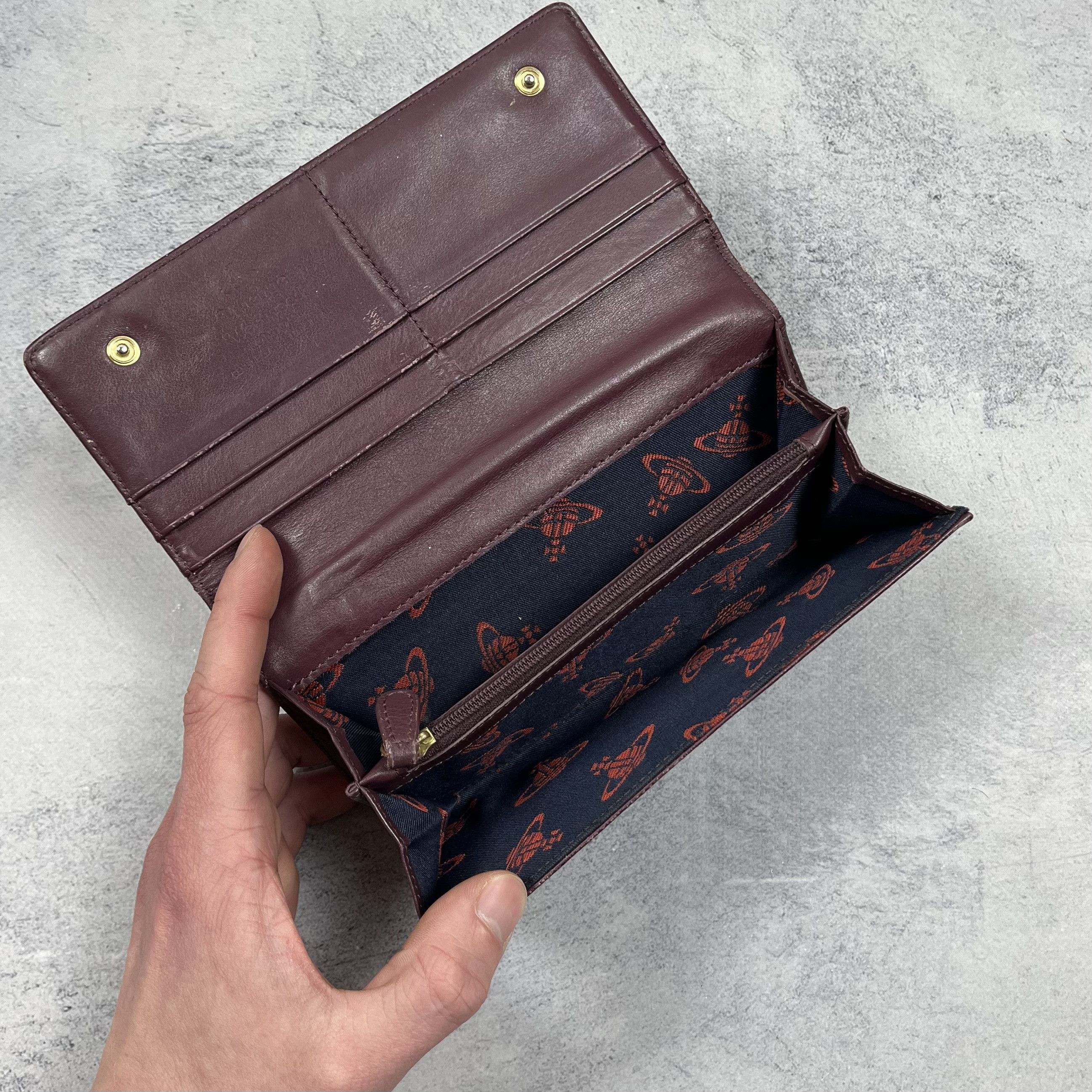 Vivienne Westwood Vivienne Westwood Orb Logo Leather Wallet Size ONE SIZE - 9 Thumbnail