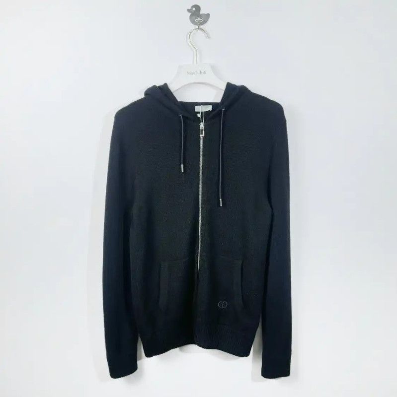Dior Dior Men's Black Cashmere Blend Pullover Sweater 0089 Size US S / EU 44-46 / 1 - 1 Thumbnail