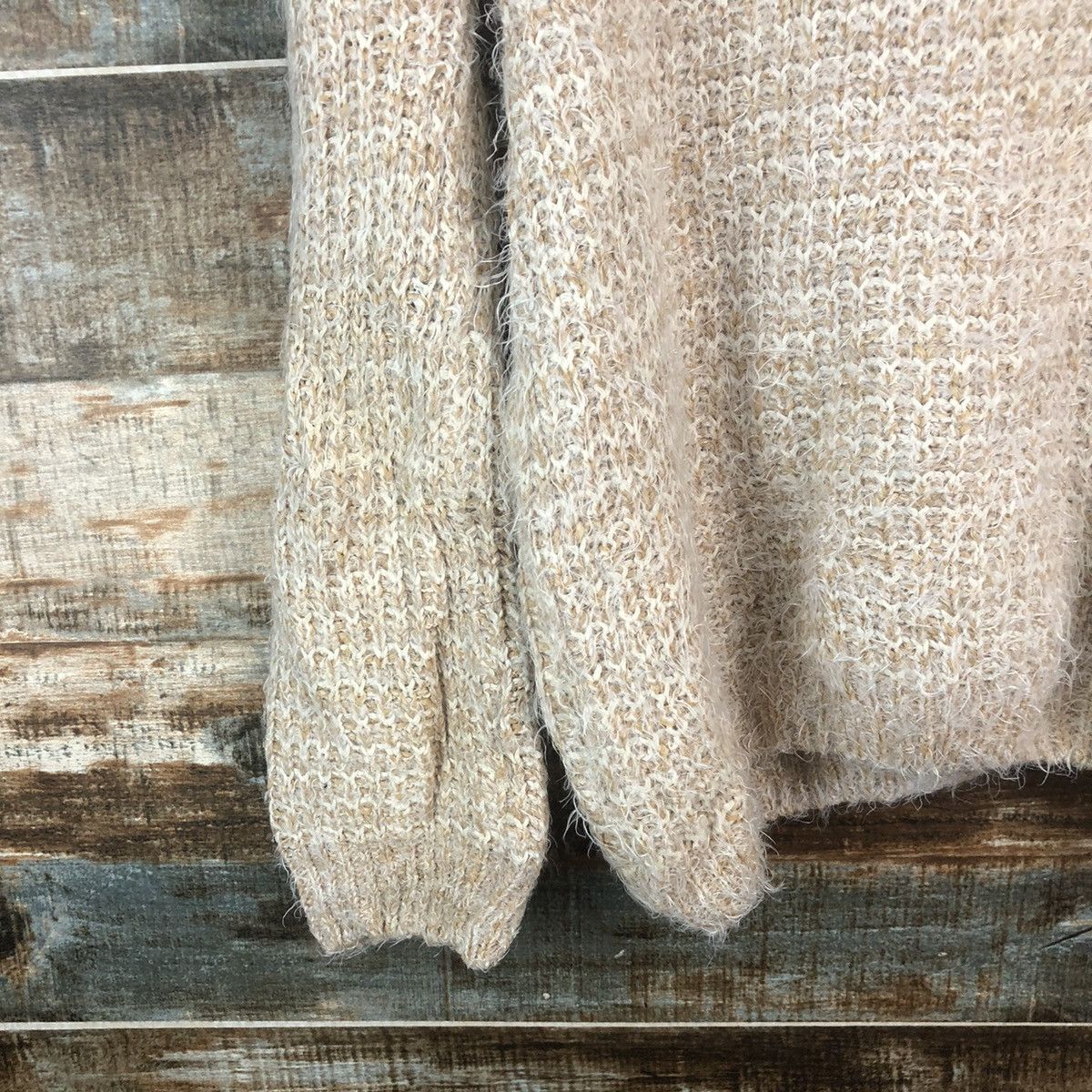 Homespun Knitwear DLL Park Girl Brown shaggy fur Mohair Knitwear #C375 Size M / US 6-8 / IT 42-44 - 15 Thumbnail