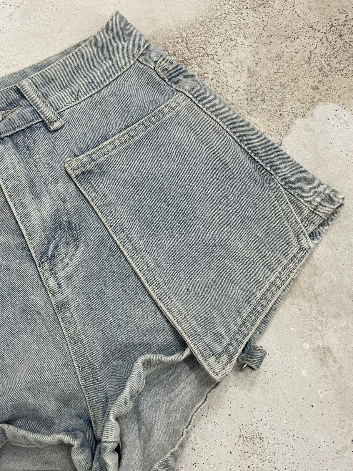 Japanese Brand Light Blue Tactical Women Short Size 25" / US 0 / IT 36 - 6 Thumbnail