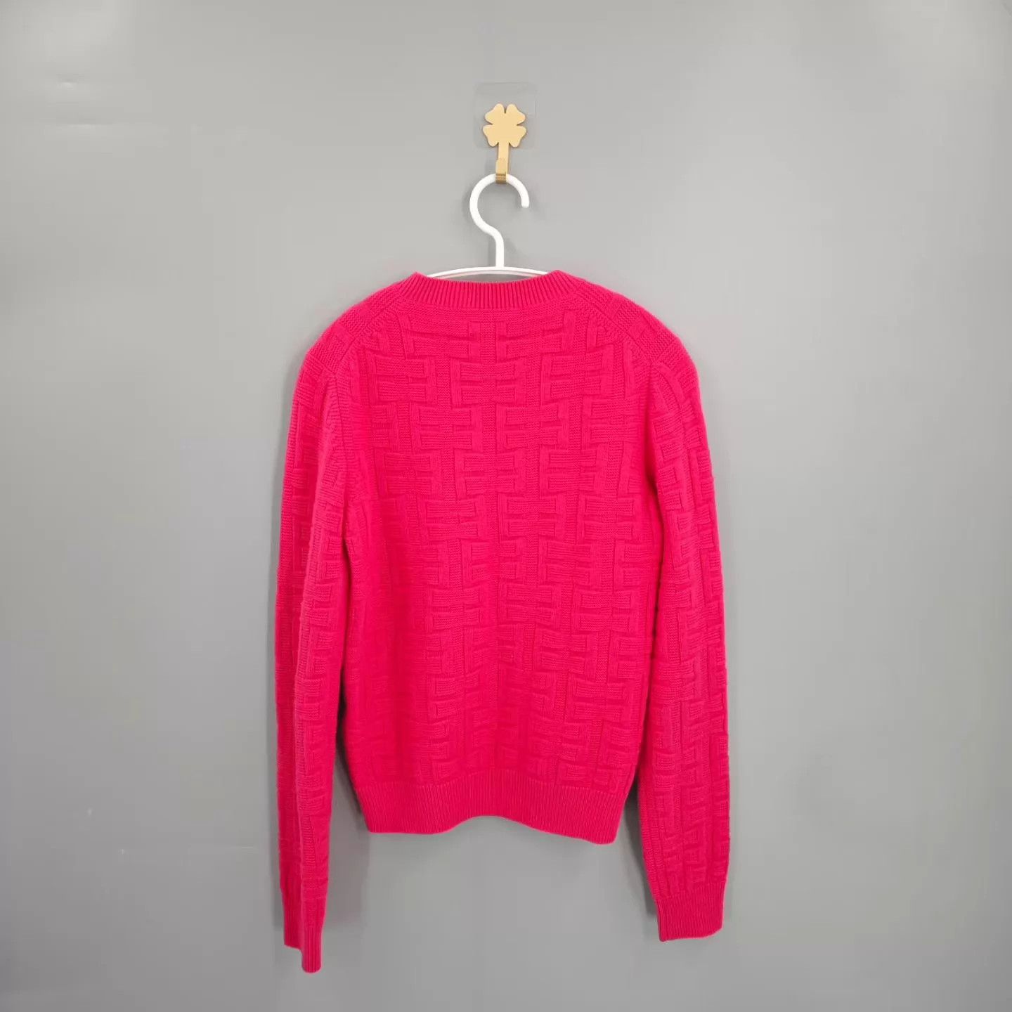 Hermes HERMES All-Over H Logo Knit LS 34 99 Size XS / US 0-2 / IT 36-38 - 2 Thumbnail