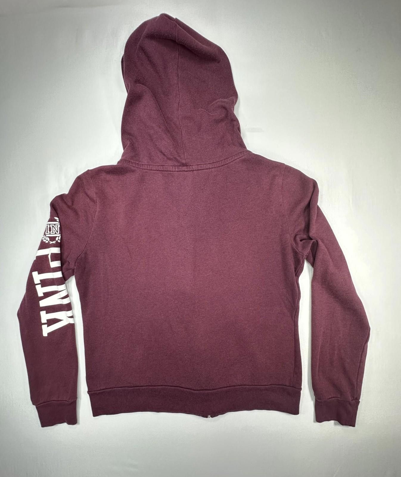 Pink Victorias Secret Pink Full Zip Graphic Hoodie Red Women's M Size M / US 6-8 / IT 42-44 - 2 Thumbnail