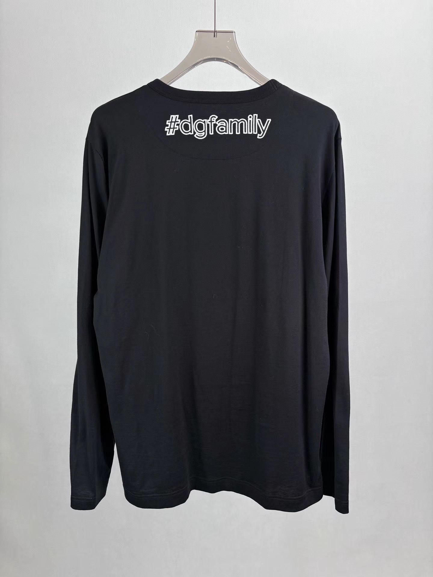 Dolce & Gabbana Dolce & Gabbana Men's Black Long Sleeve T-shirt K1 Size US L / EU 52-54 / 3 - 2 Thumbnail