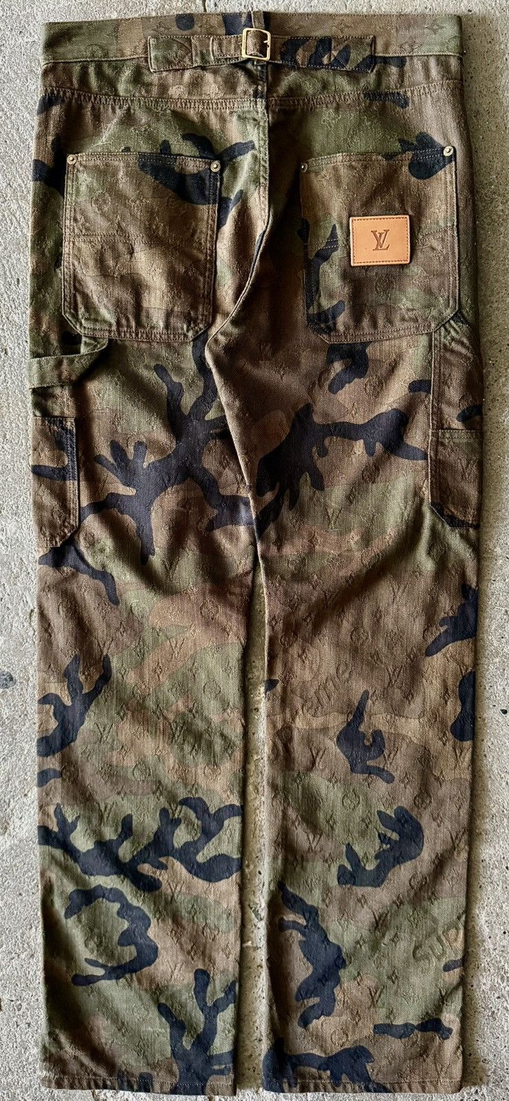 Louis Vuitton × Supreme Louis Vuitton - Supreme -SS16- Jacquard Camo Carpenter Jeans Size US 30 / EU 46 - 7 Thumbnail