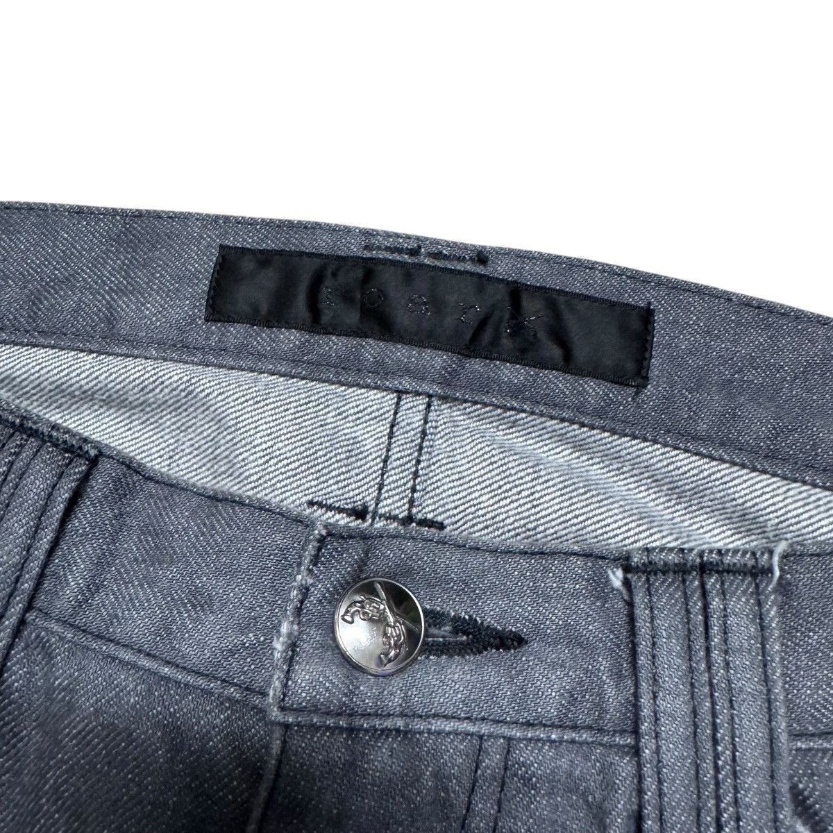 roarguns Roarguns Swarovski Grey Denim Jeans Size US 32 / EU 48 - 8 Thumbnail