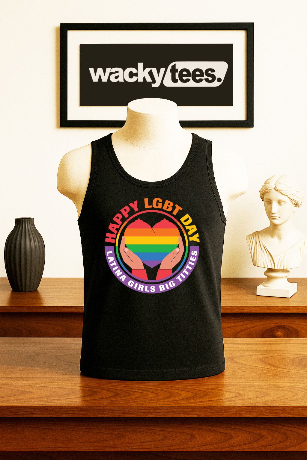 Other Happy LGBT Day Latina Girls Big Bitties Graphic Tee Shirt Size US S / EU 44-46 / 1 - 2 Thumbnail