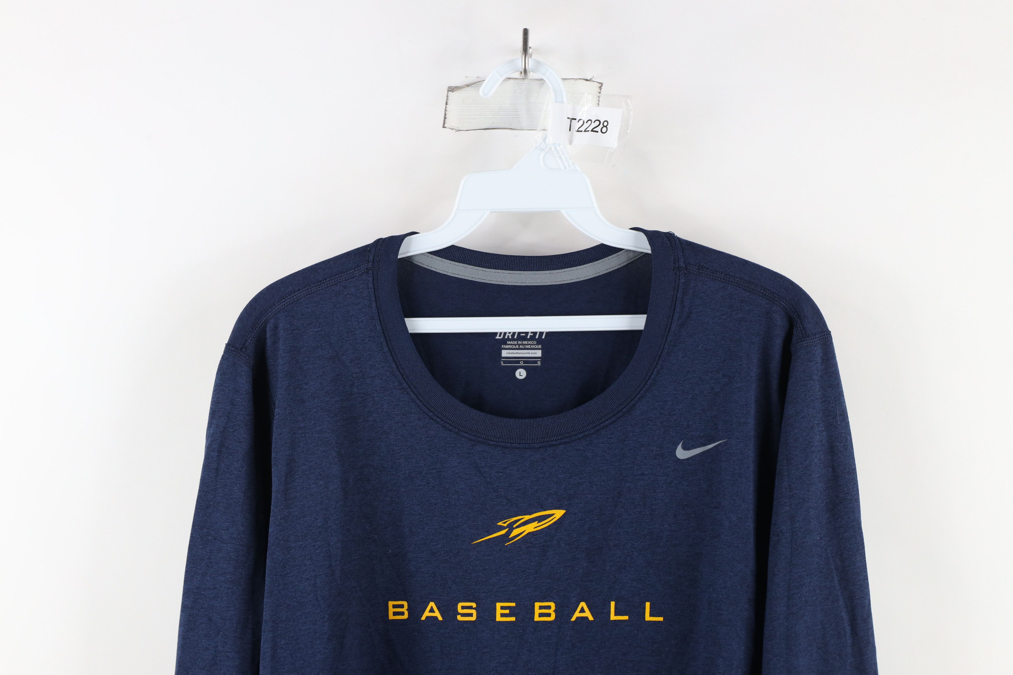 Nike × Vintage Nike University of Toledo Baseball Long Sleeve T-Shirt Size US L / EU 52-54 / 3 - 2 Thumbnail