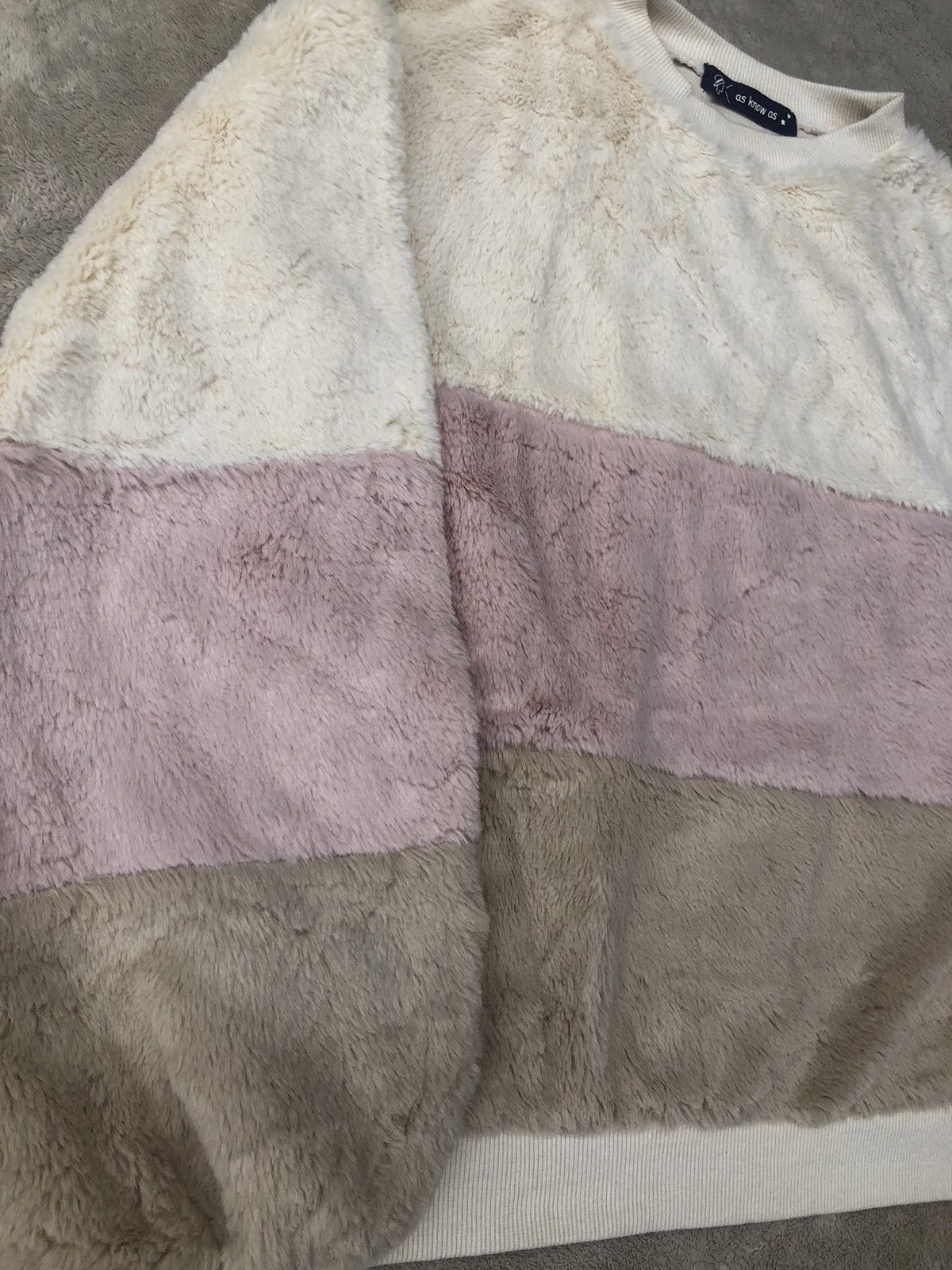 Japanese Brand As Know As Mohair Ice Cream Stripe Sweater Size M / US 6-8 / IT 42-44 - 5 Thumbnail
