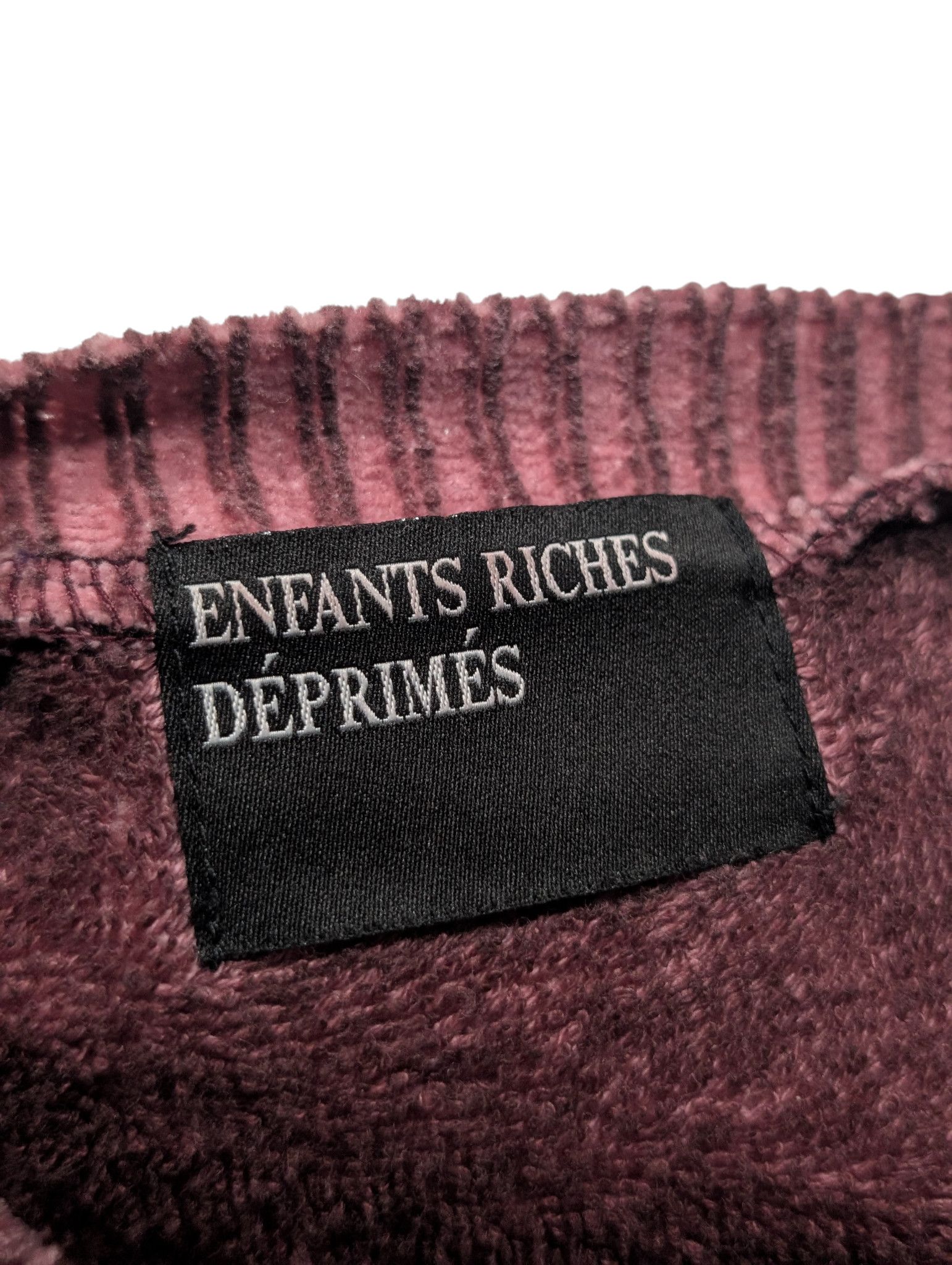 Enfants Riches Deprimes Runway SS19 Henry Darger Velour Sweater Size US M / EU 48-50 / 2 - 8 Thumbnail