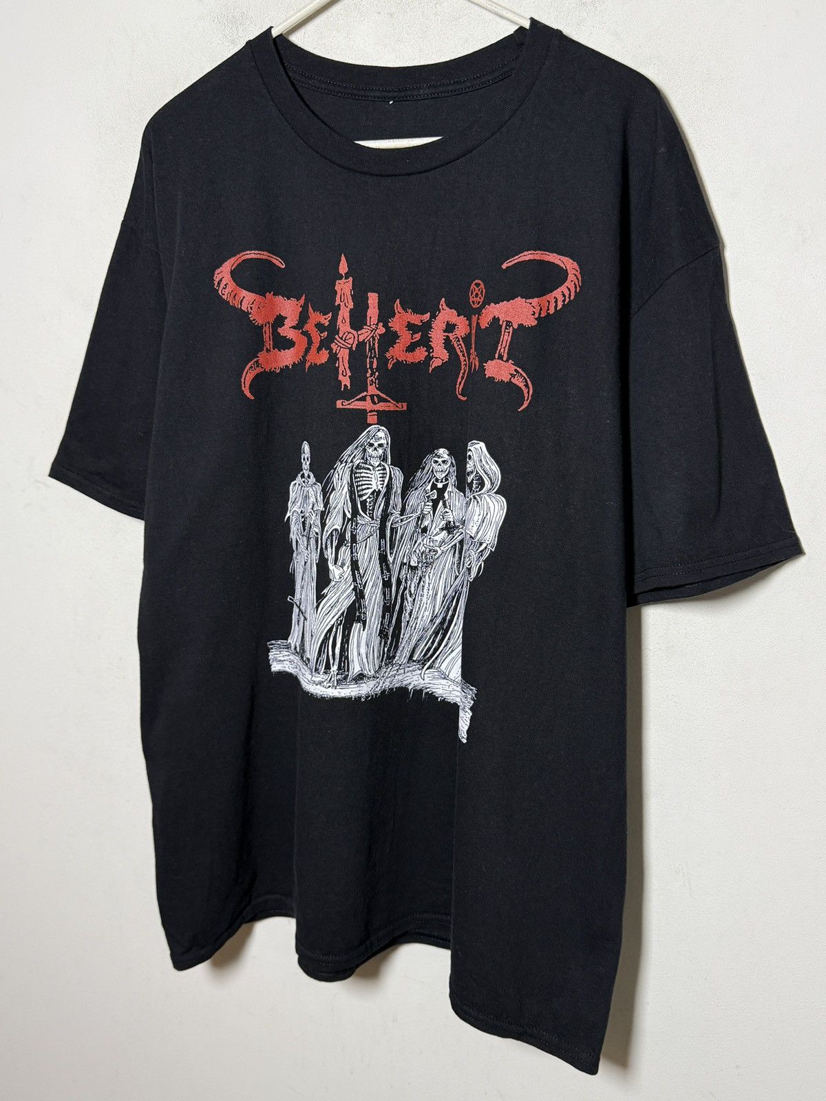 Band Tees Beherit vintage black metal graphic tee Size US XL / EU 56 / 4 - 2 Thumbnail