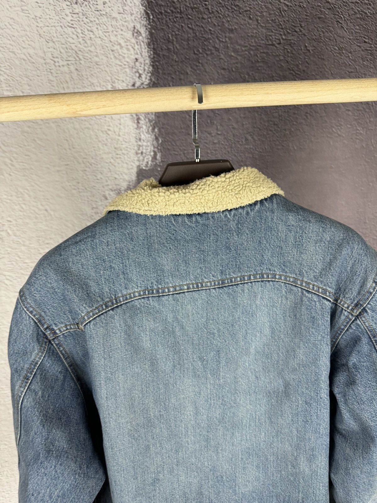 Oakley Vintage y2k Oakley Lined Sherpa Denim Jacket Four Pocket Size US L / EU 52-54 / 3 - 17 Thumbnail