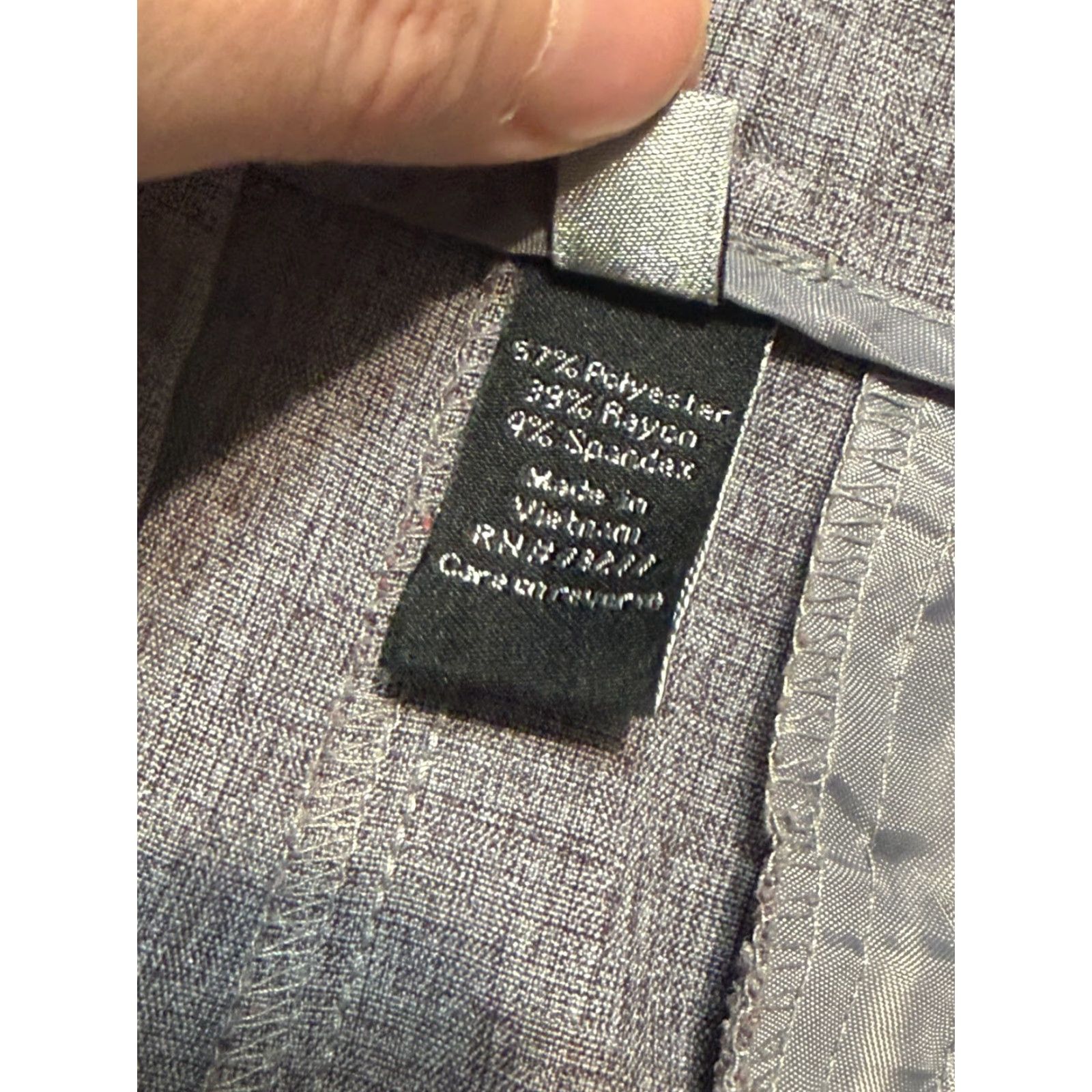 Apt. 9 APT. 9 Pants Women's Size 12 Gray Pleated Straight Leg Dress Pants Size 34" / US 12 / IT 48 - 5 Thumbnail