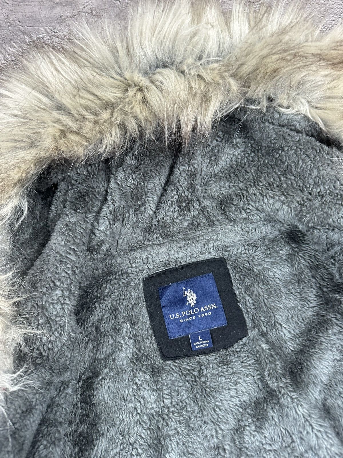 Polo Ralph Lauren Vintage Polo Ralph Lauren Full Zip Hoodie Fur Fuzzy LGB Size US L / EU 52-54 / 3 - 6 Thumbnail