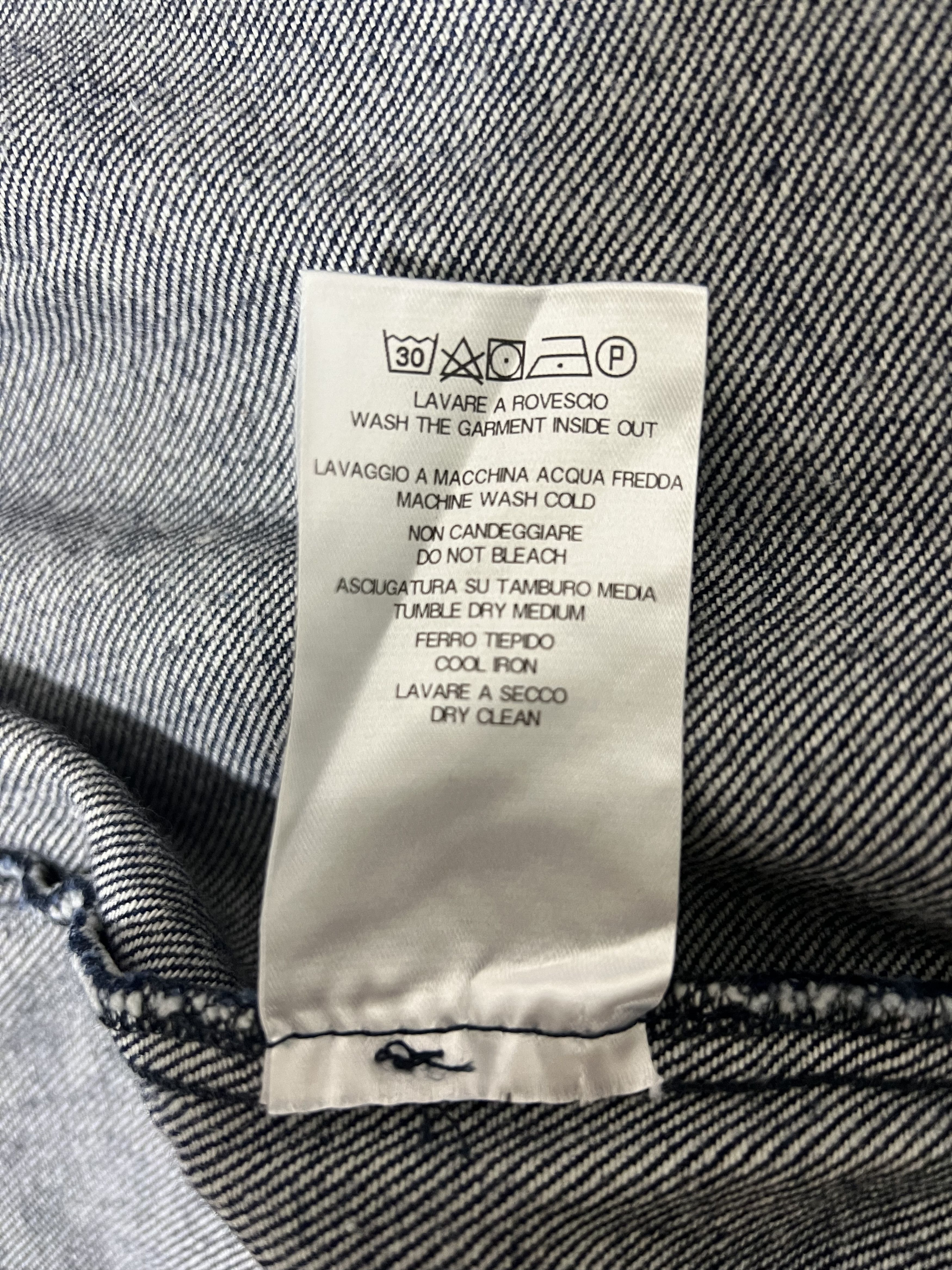Raf Simons 💚 AW21 Raf Simons Straight Fit Denim Shirt Medium NEW Size US M / EU 48-50 / 2 - 12 Thumbnail