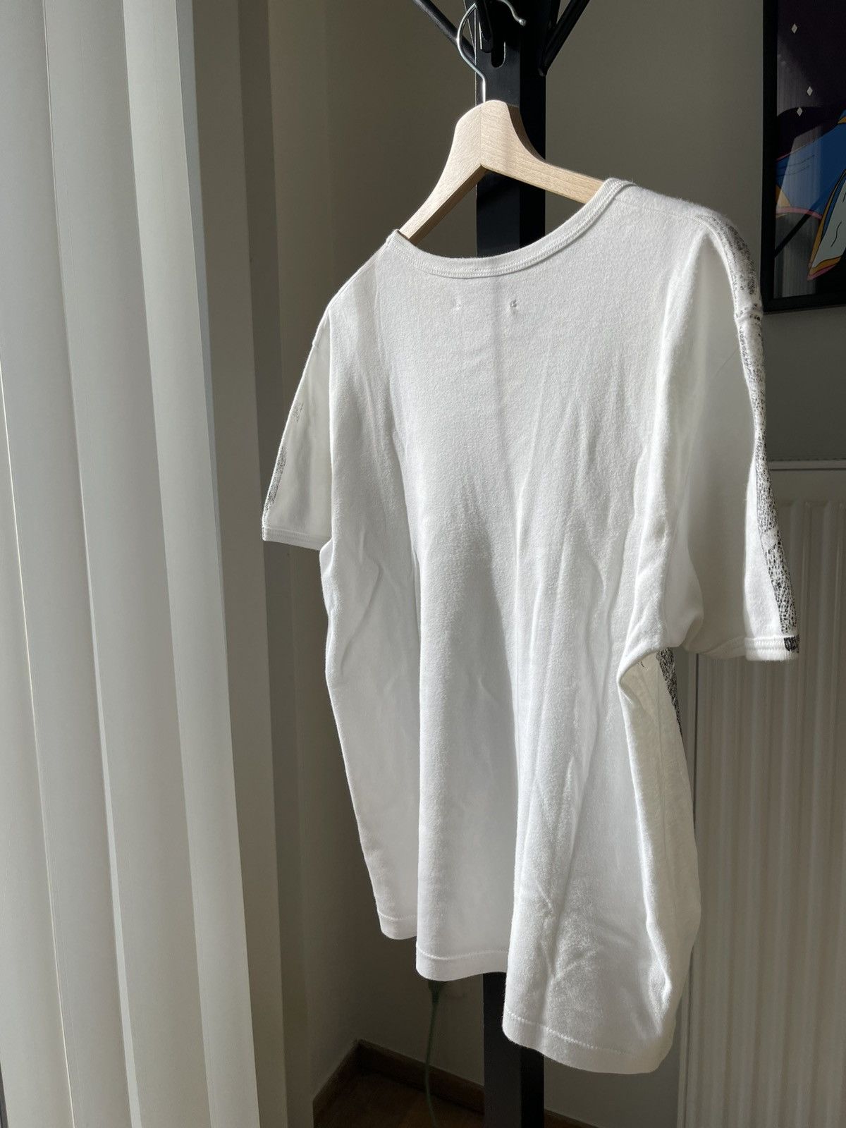 Maison Margiela Maison Margiela FW03 Artisanal 10 0 Painted White T-Shirt Size US M / EU 48-50 / 2 - 8 Thumbnail
