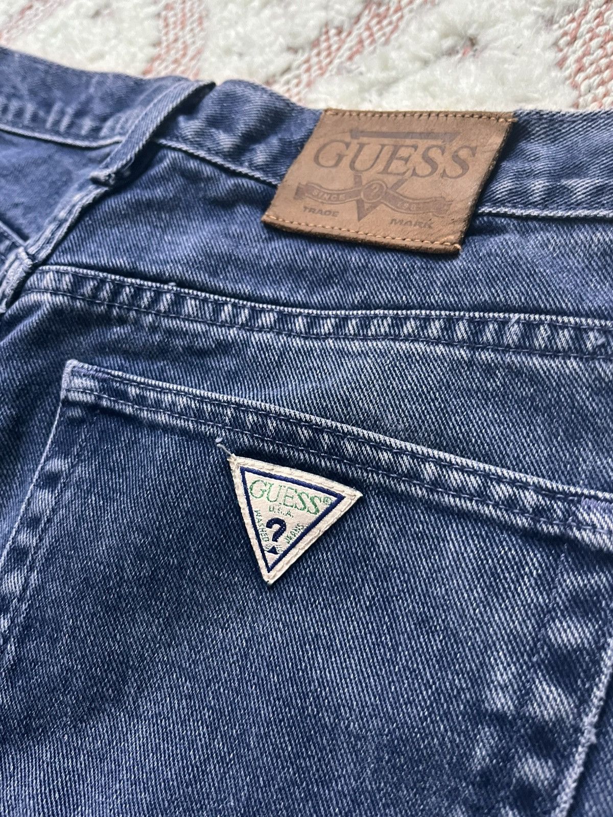 Guess × Vintage Vintage 90s GUESS USA Jeans W33 L30 - Made in USA - Size US 33 - 7 Thumbnail