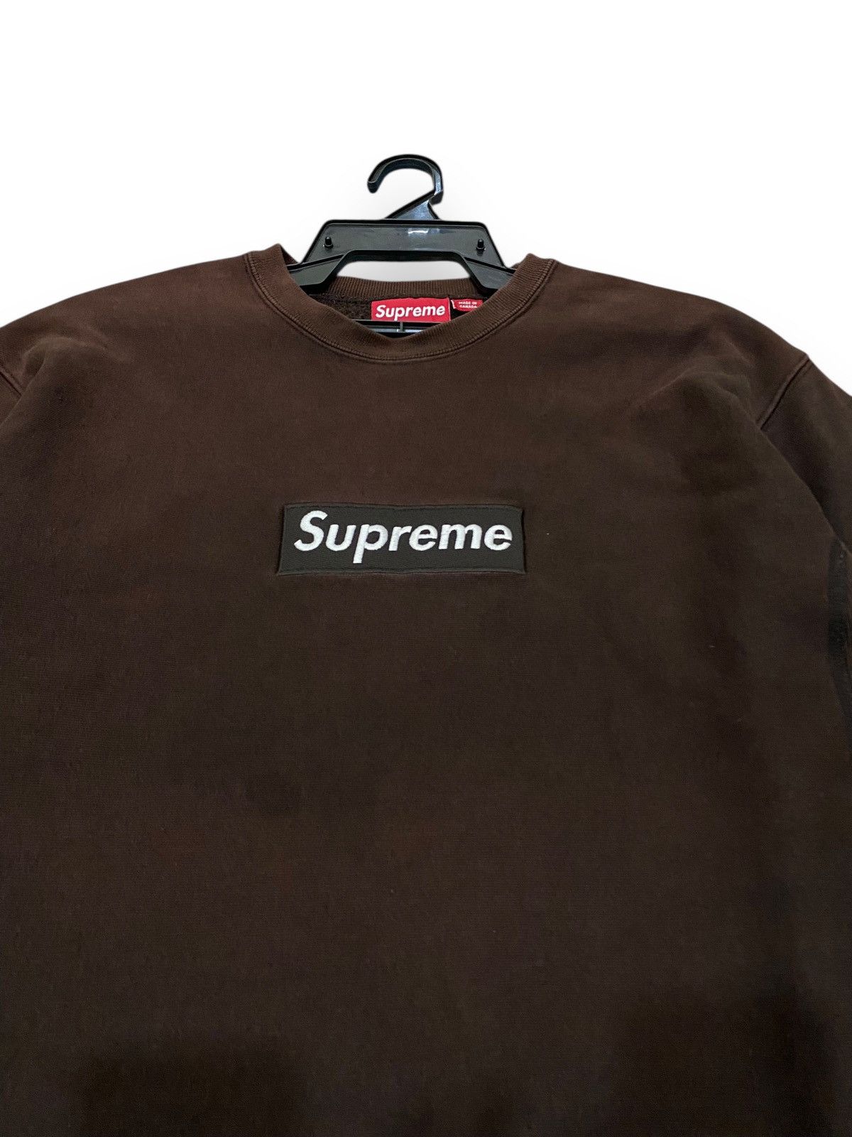 Supreme Vintage super rare supreme box logo bogo brown sweatshirt Size US L / EU 52-54 / 3 - 2 Thumbnail