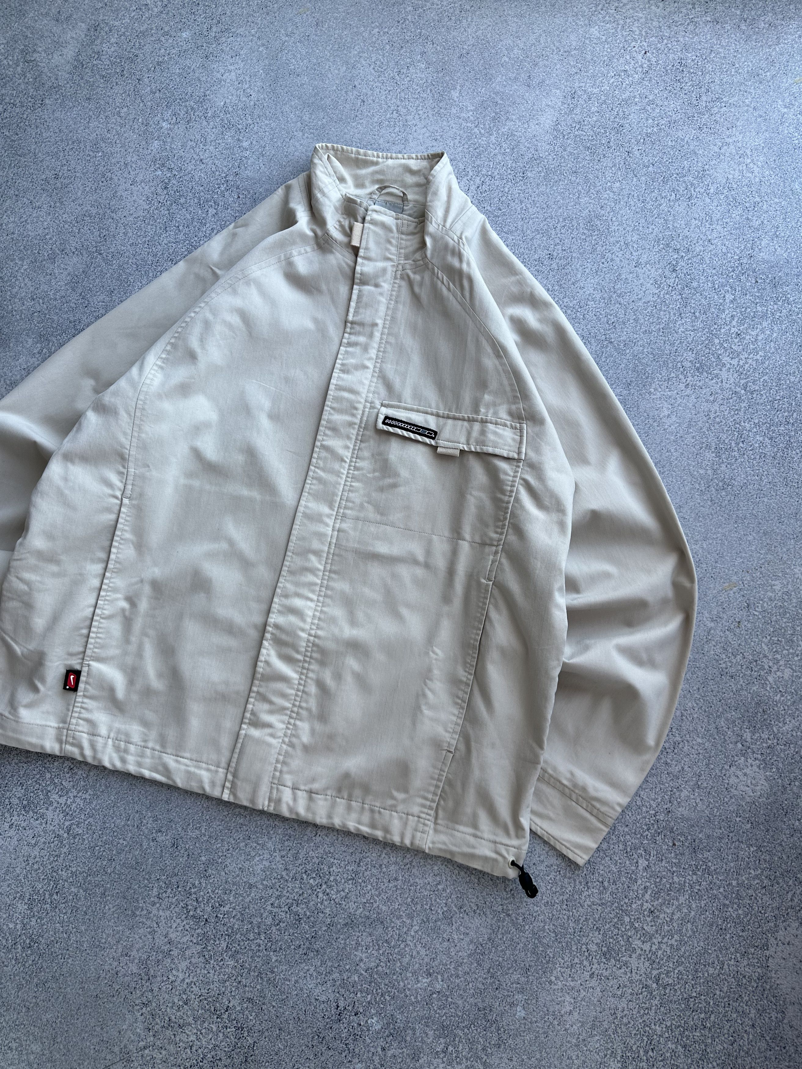 Nike × Vintage Nike Beige Vintage Heavy Cotton Classic Jacket Size US M / EU 48-50 / 2 - 3 Thumbnail