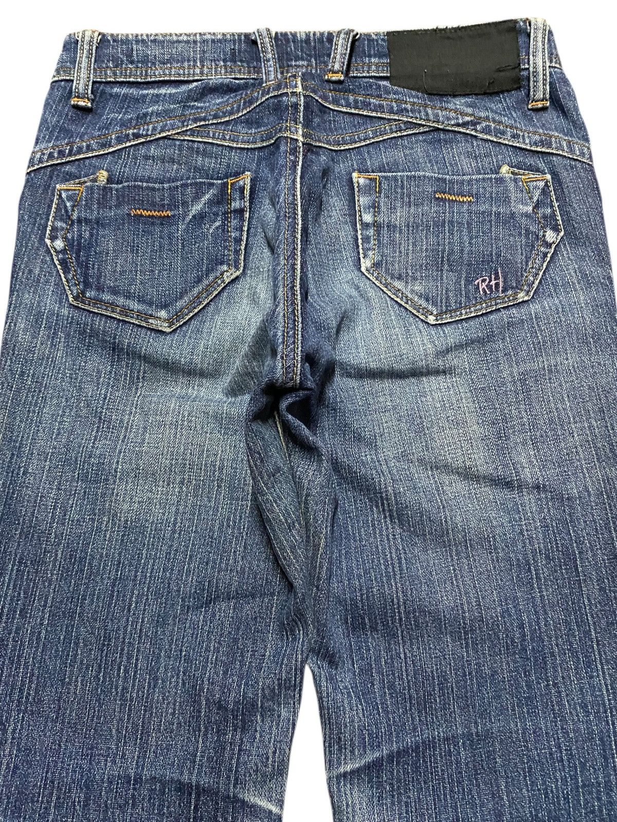 Japanese Brand Vintage Japanese Brand Rush Hour Denim Distressed Flare Jean Size US 28 / EU 44 - 4 Thumbnail