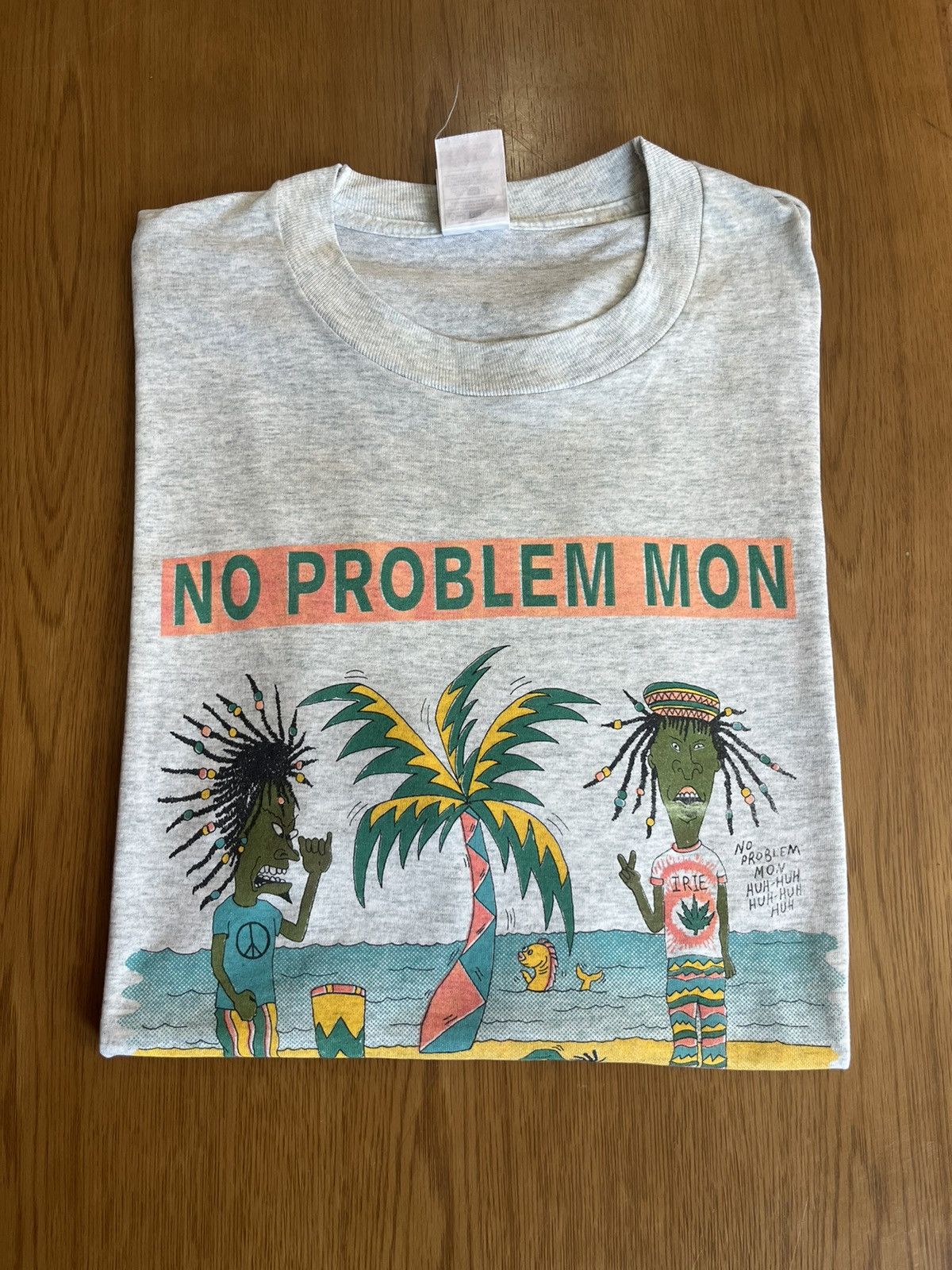 Arts & Science Vintage Beavis and Butthead No Problem mon Peace 90’s Tshirt Size US XL / EU 56 / 4 - 1 Thumbnail