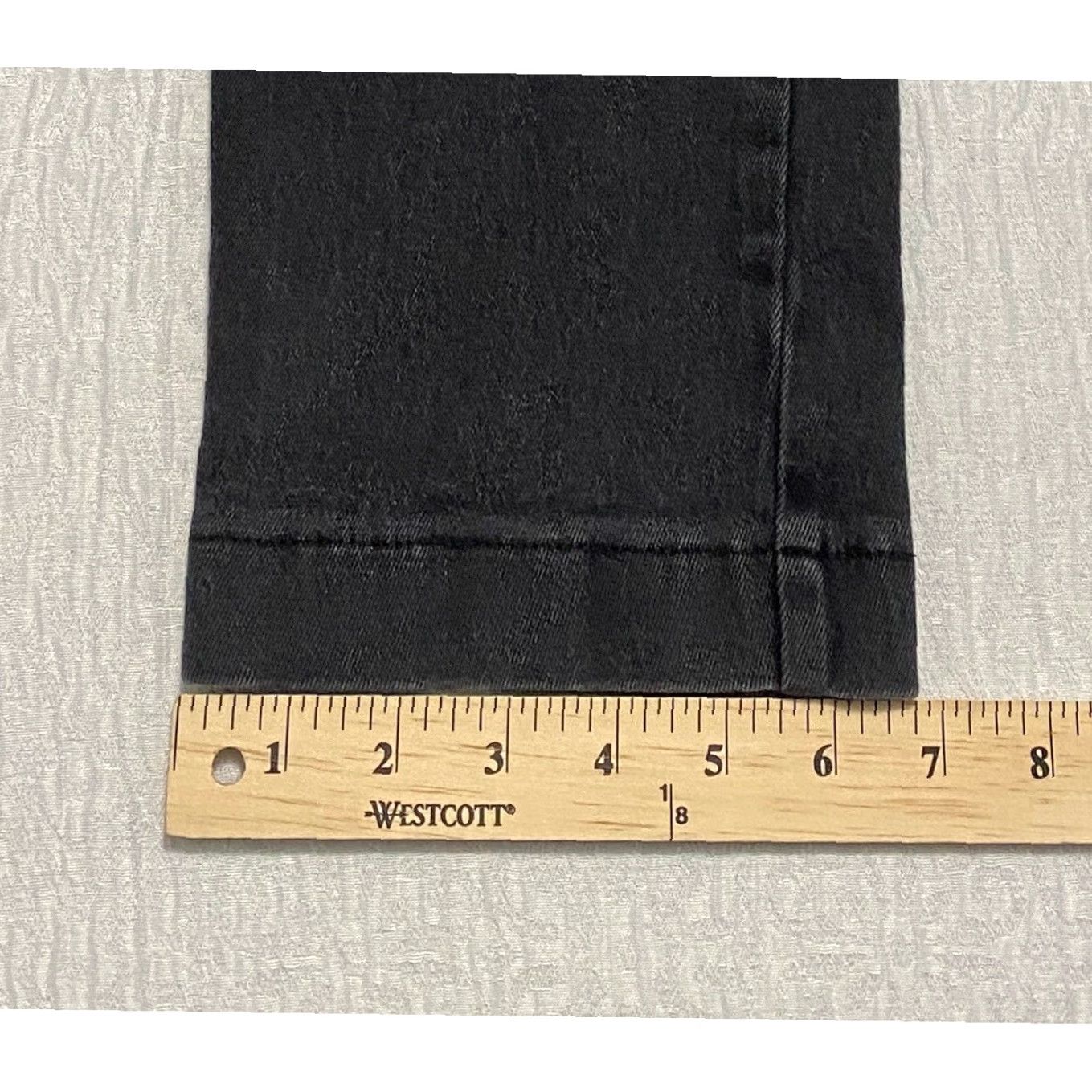 Vintage VINTAGE Paul Harris Denim PHD Straight Jeans Womens 12 Black Charcoal Wash Mid Rise Stretch 5-Pocket Mens? Size 34" / US 12 / IT 48 - 7 Thumbnail
