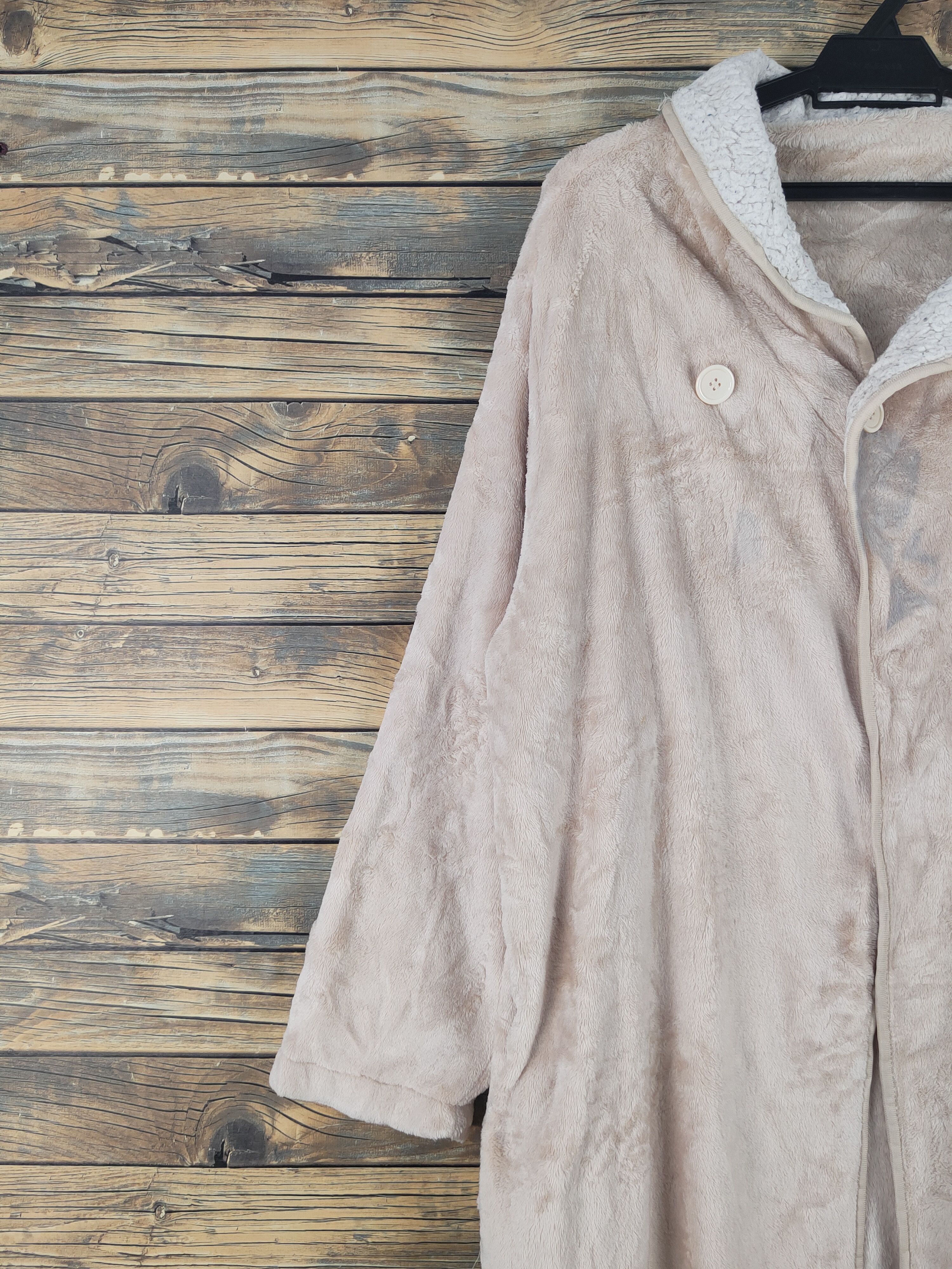 Japanese Brand × TANAKA × Vintage Tanaka Light Brown Fur Mohair Vintage Bathrobe Size L / US 10 / IT 46 - 3 Thumbnail