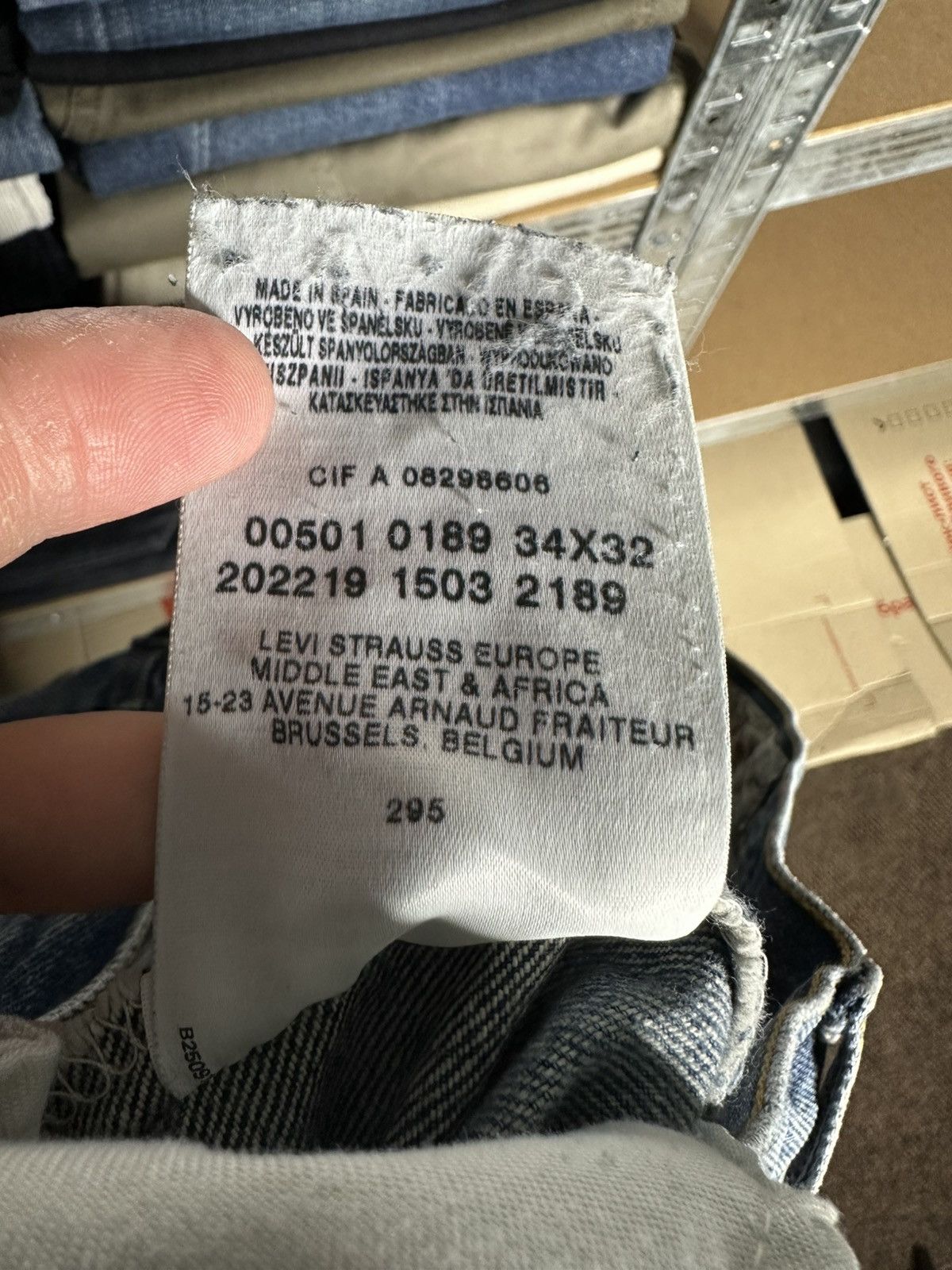 Levi's Levi’s 501 LTD Edition Distressed Denim Jeans Size 34x32 Size US 34 / EU 50 - 7 Thumbnail